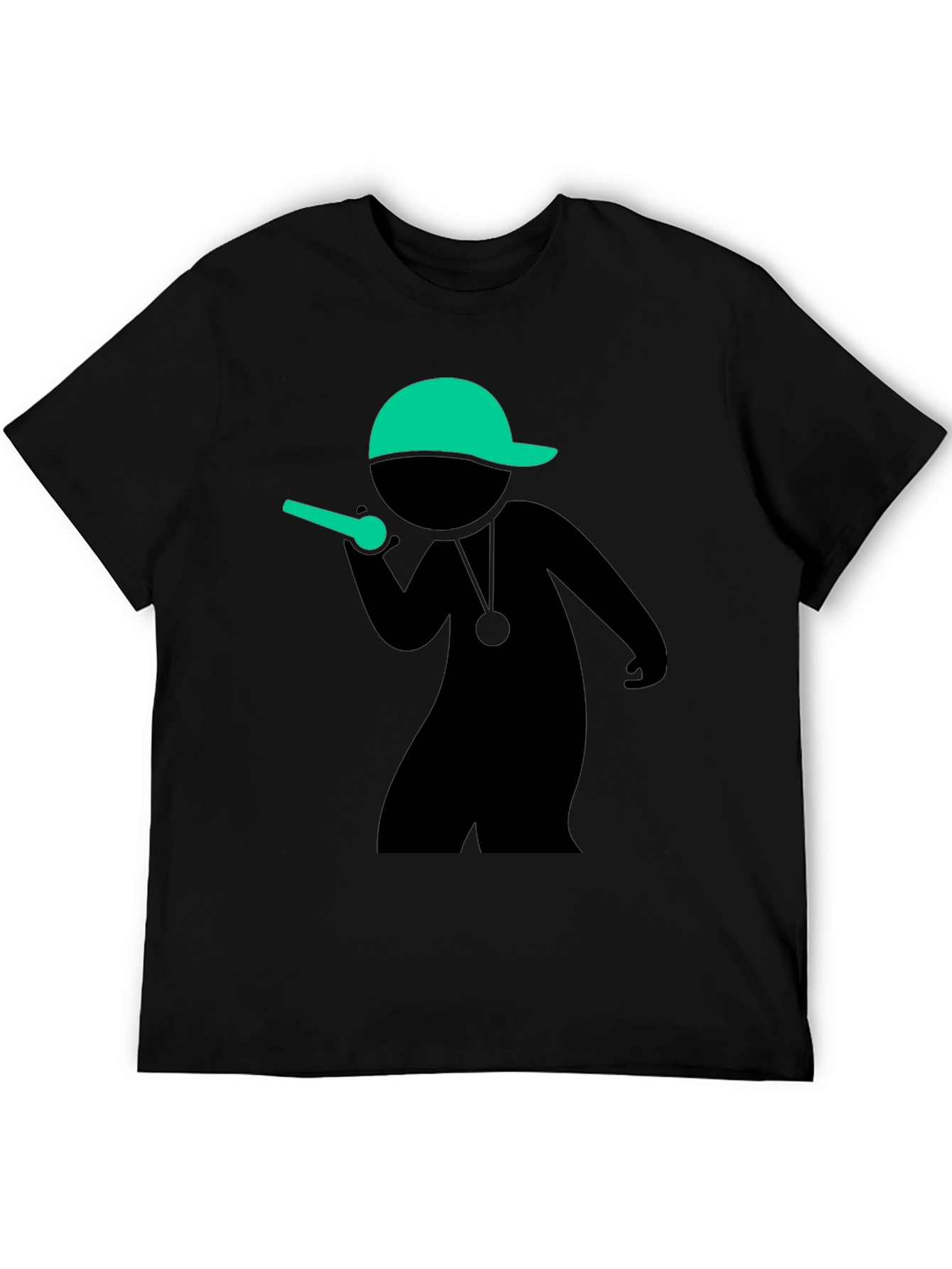 Cool MC Stick Figure Black T-Shirt