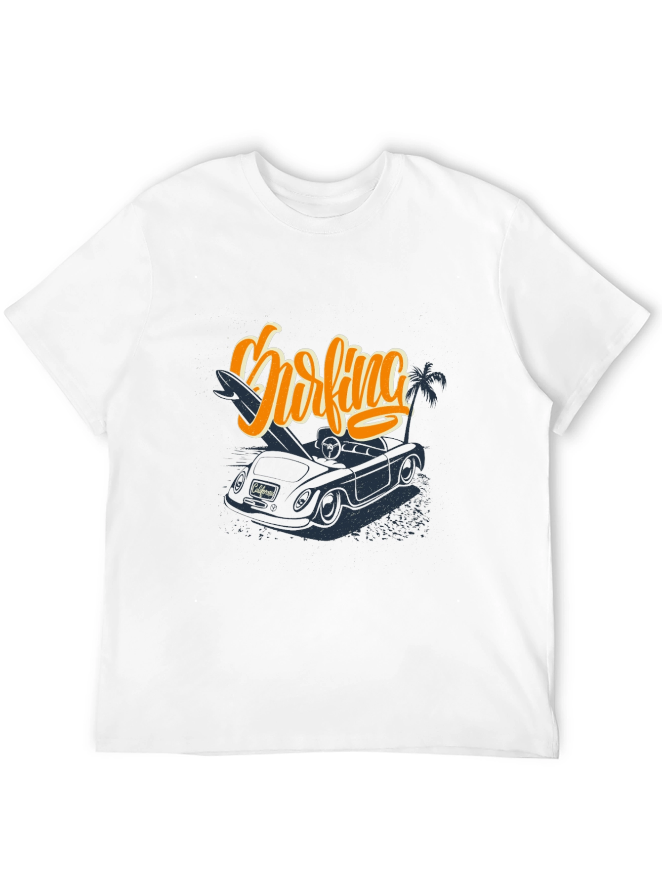 Surfing California Car Graphic T-Shirt