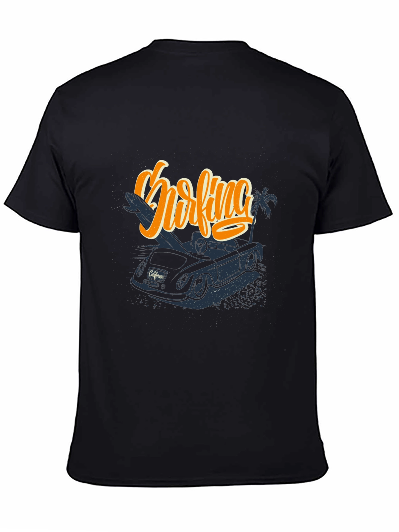 Surfing California Car Graphic T-Shirt