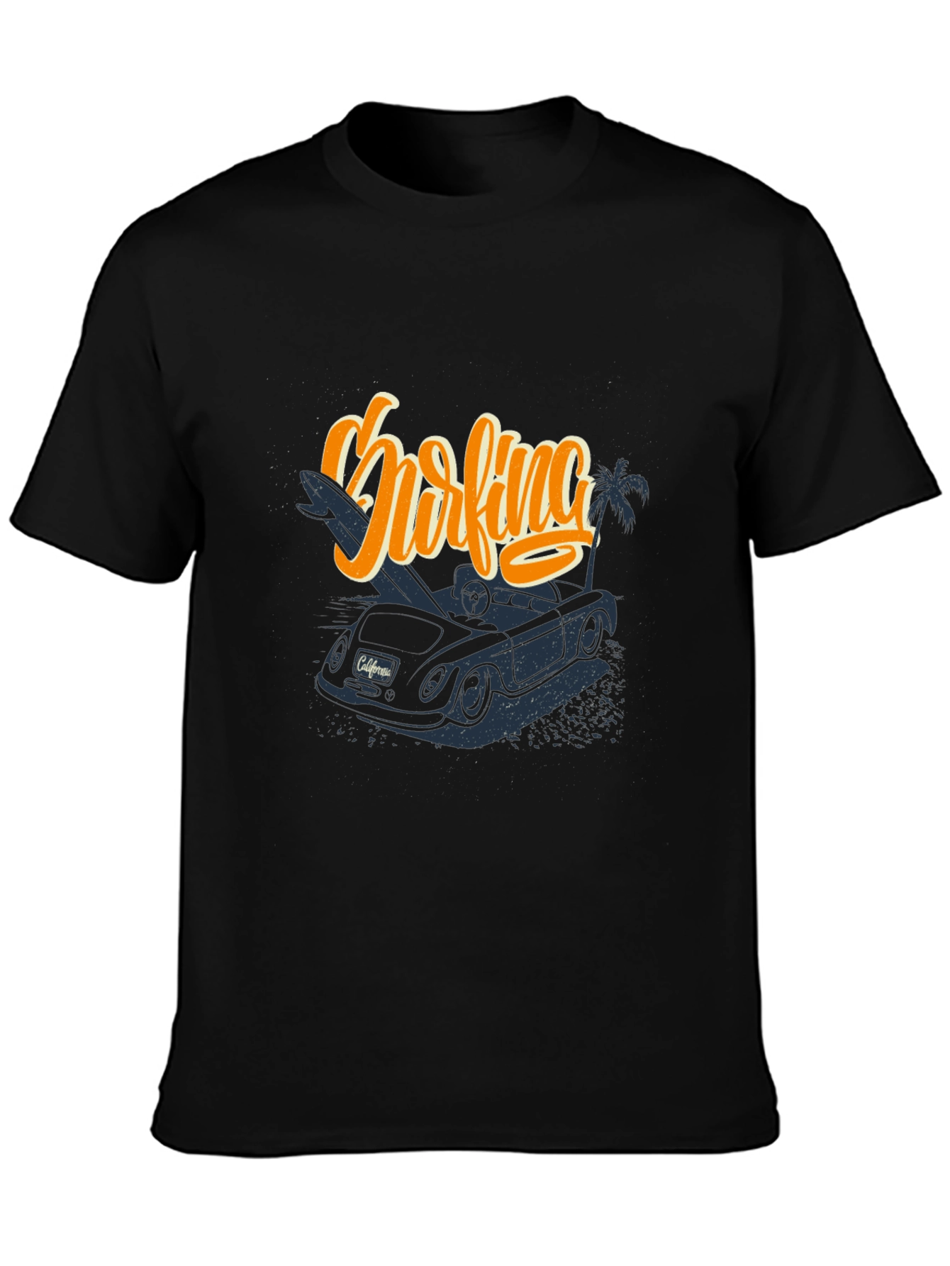 Surfing California Car Graphic T-Shirt