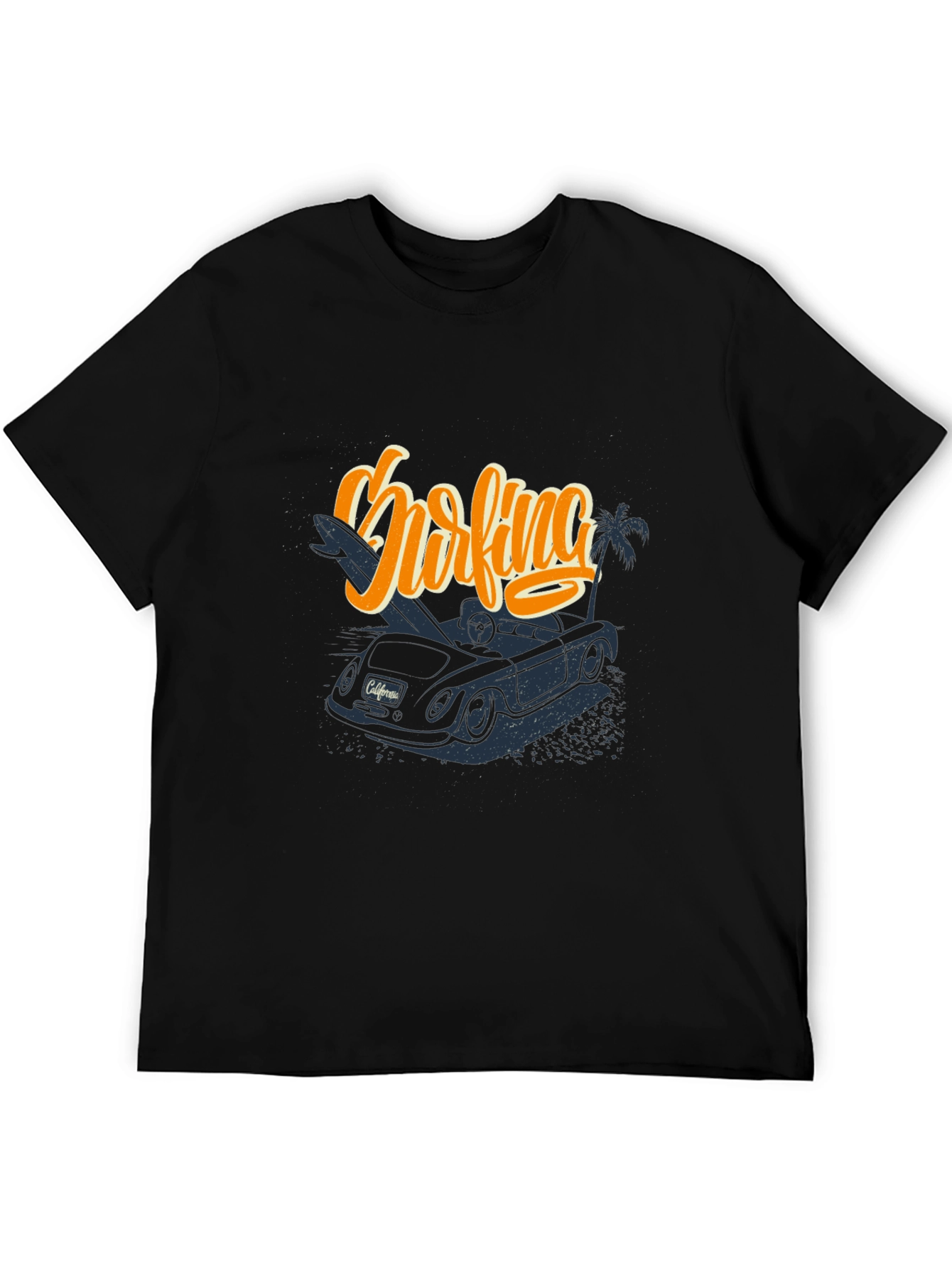 Surfing California Car Graphic T-Shirt