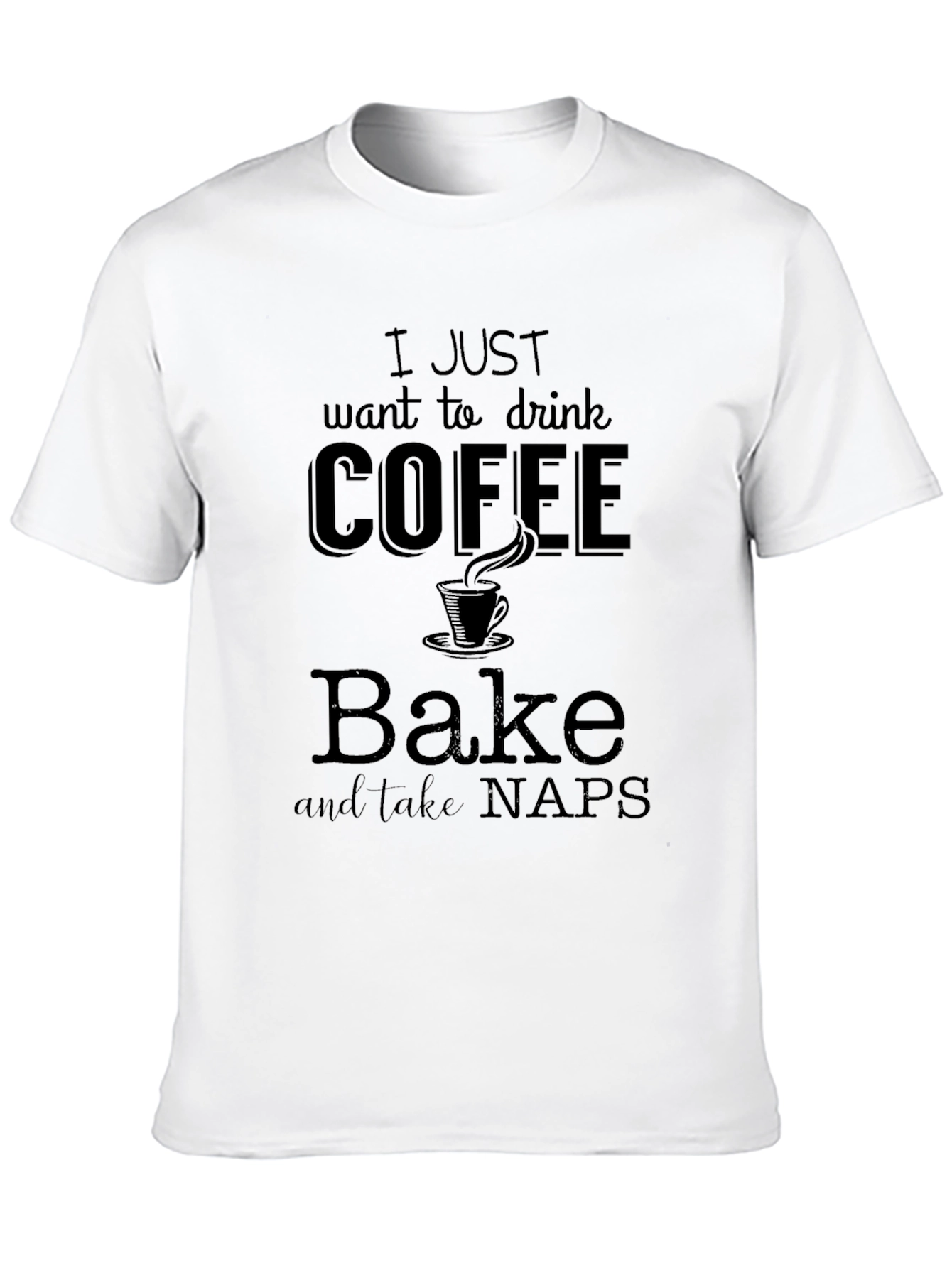 Coffee Bake Naps Graphic T-Shirt