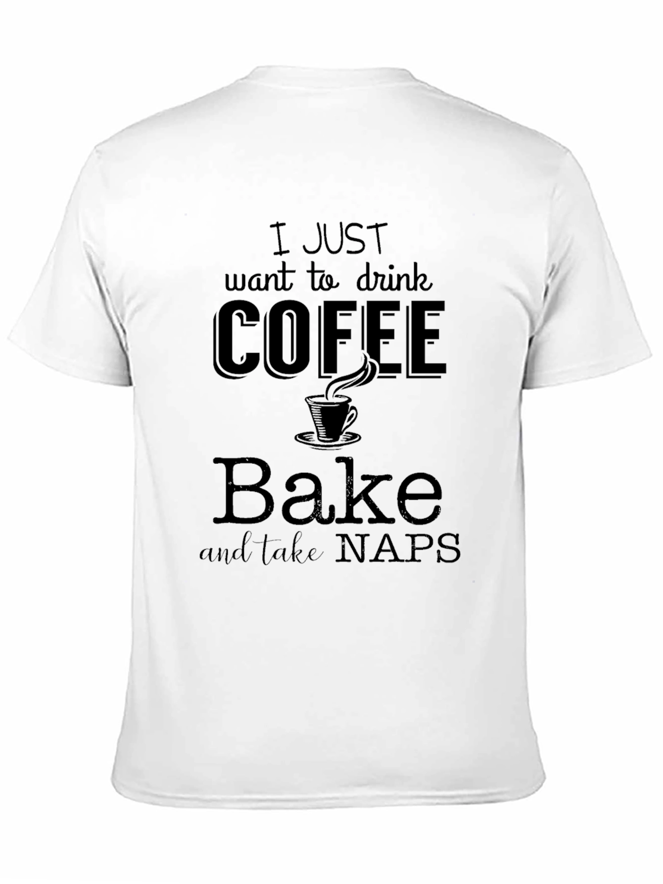 Coffee Bake Naps Graphic T-Shirt
