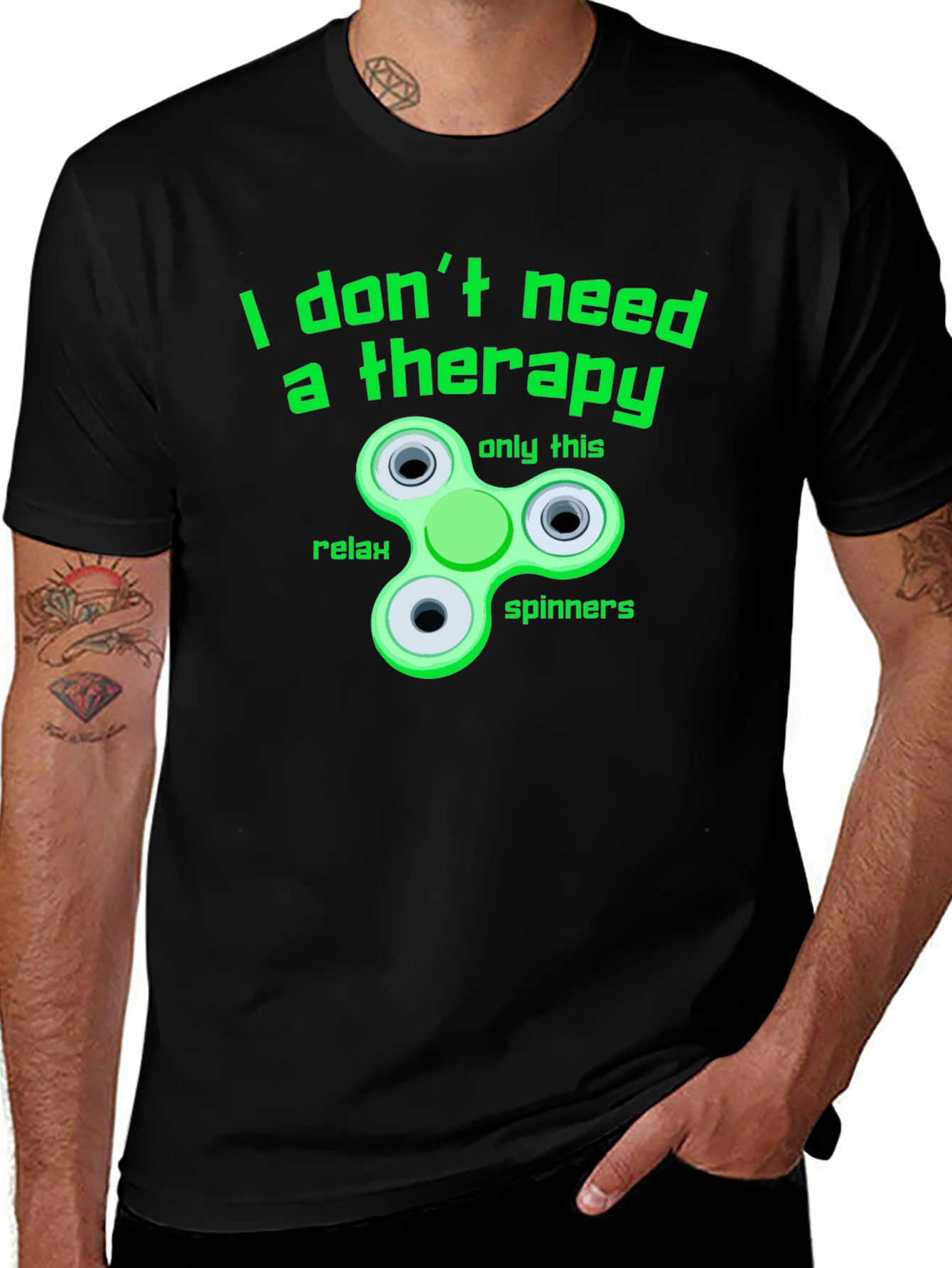 I Dont Need Therapy T-Shirt - Fidget Spinner Tee