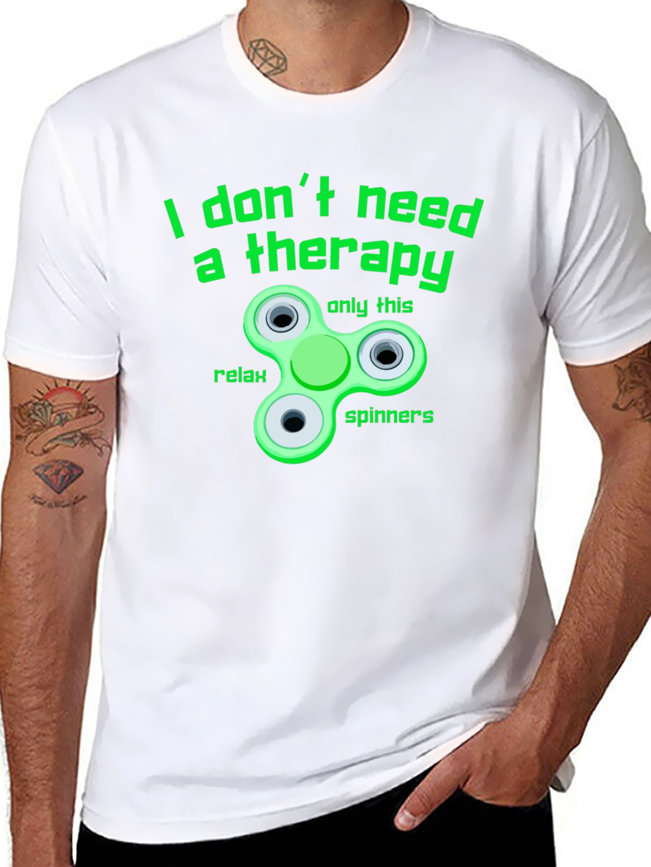 I Dont Need Therapy T-Shirt - Fidget Spinner Tee