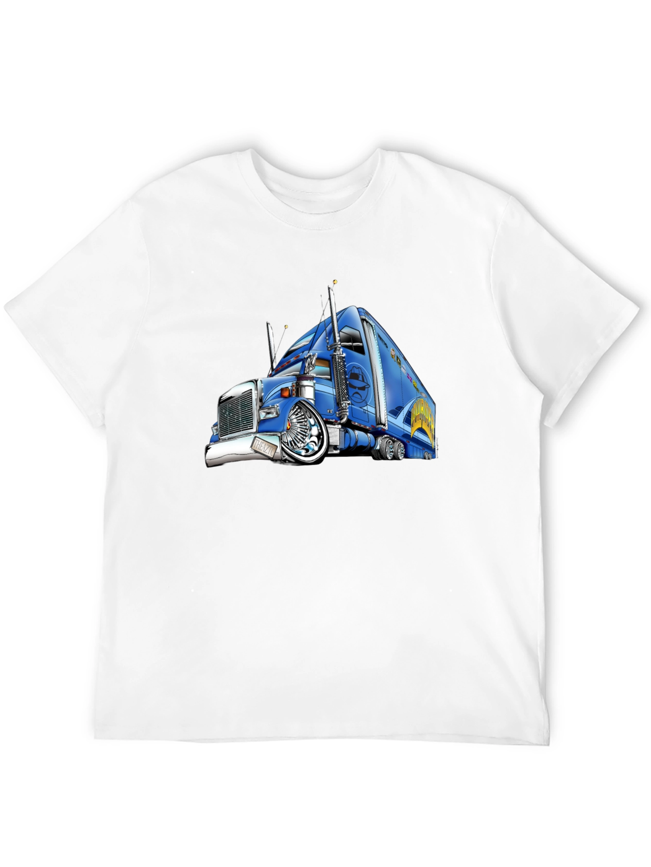 Truck Graphic T-Shirt - Black Cotton Tee