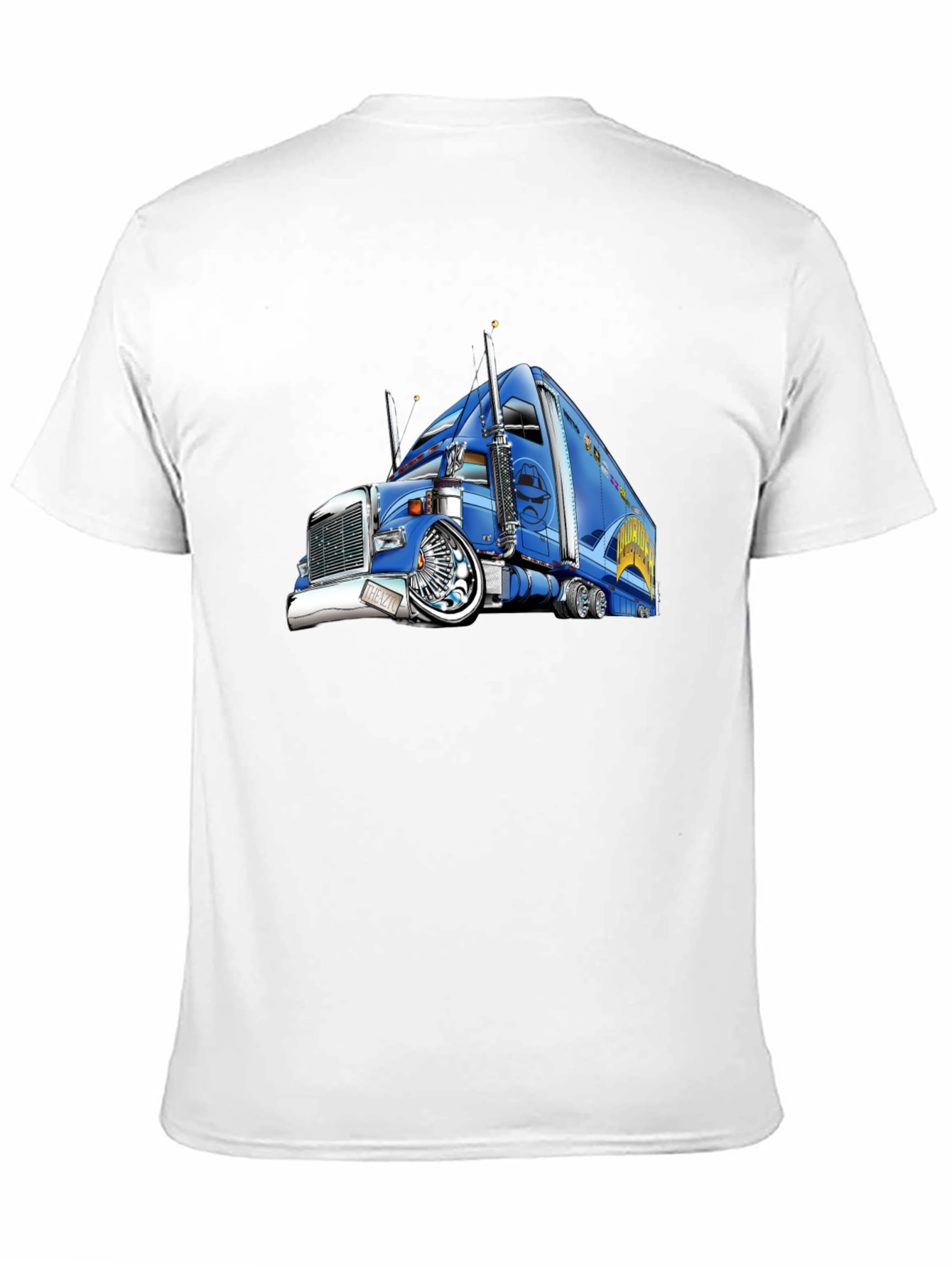 Truck Graphic T-Shirt - Black Cotton Tee