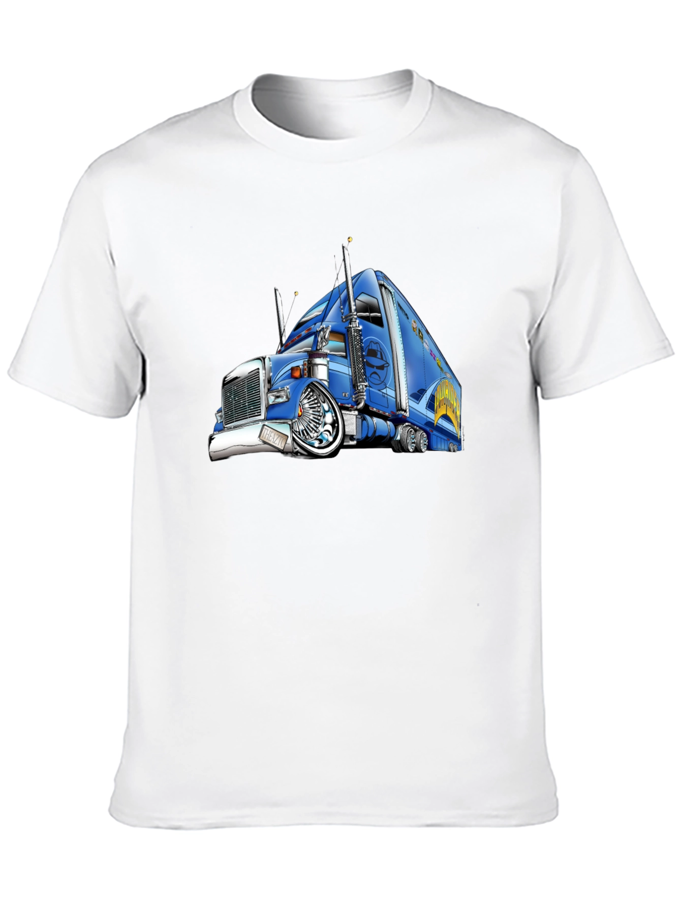 Truck Graphic T-Shirt - Black Cotton Tee