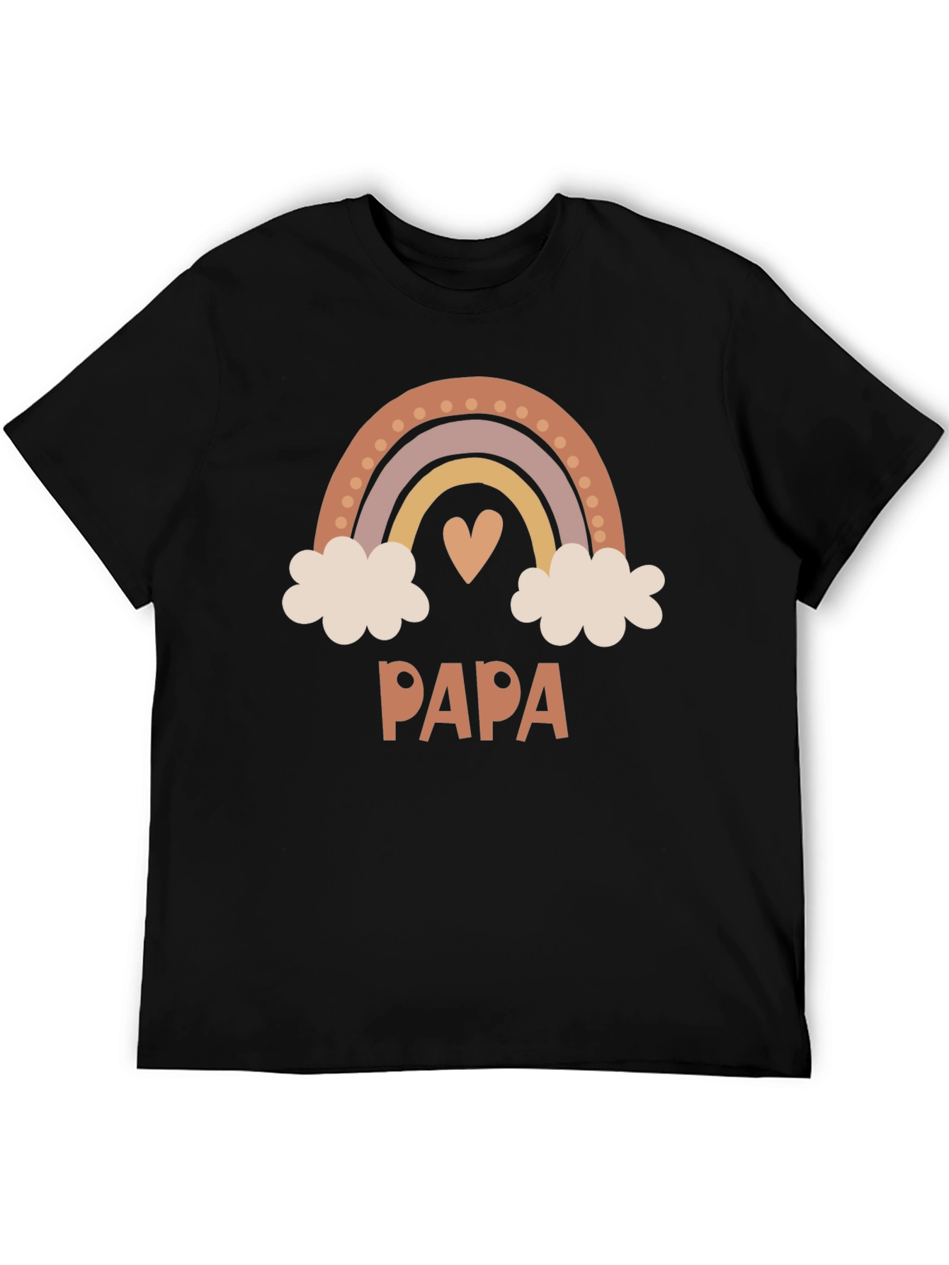 Papa Rainbow Graphic T-Shirt
