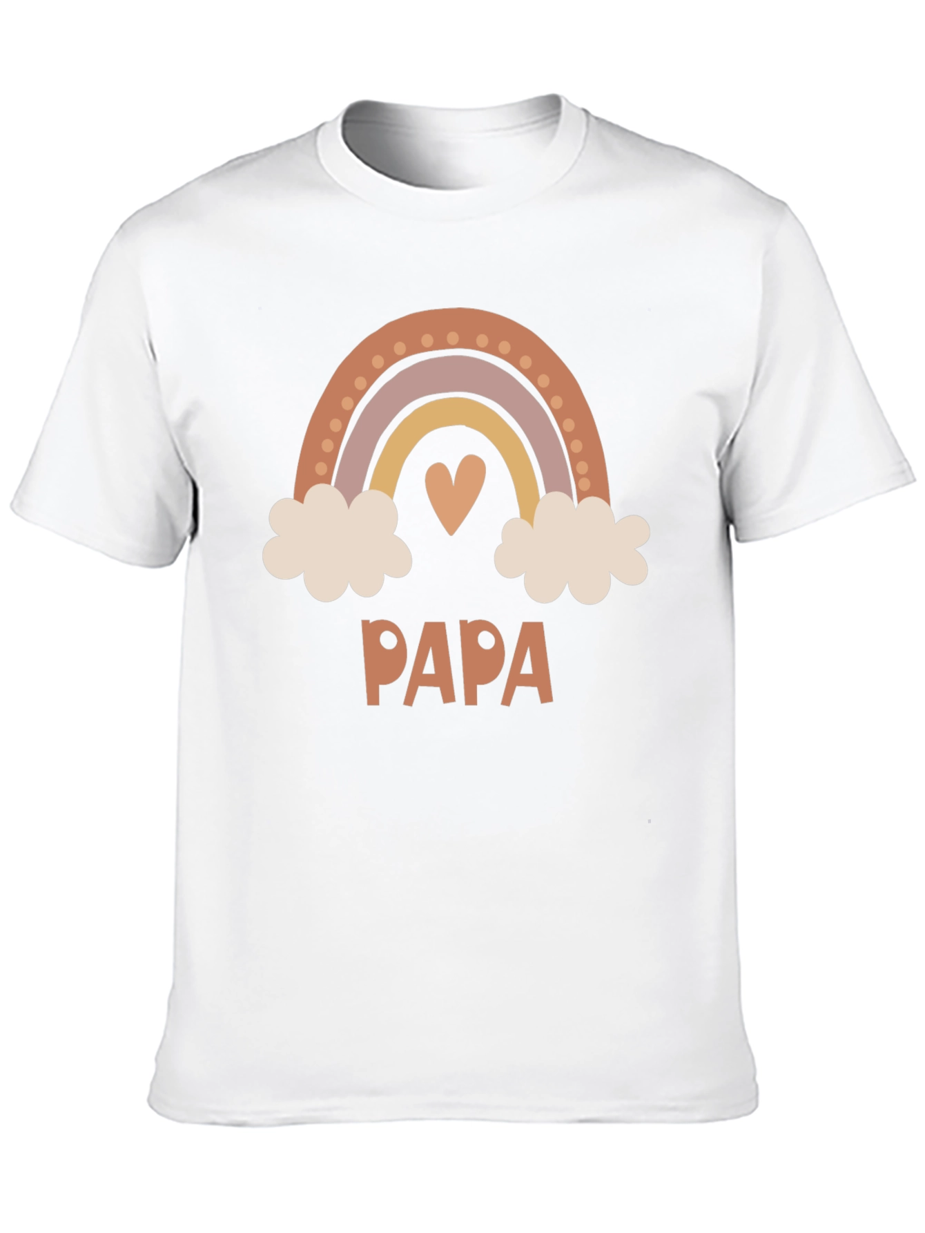 Papa Rainbow Graphic T-Shirt