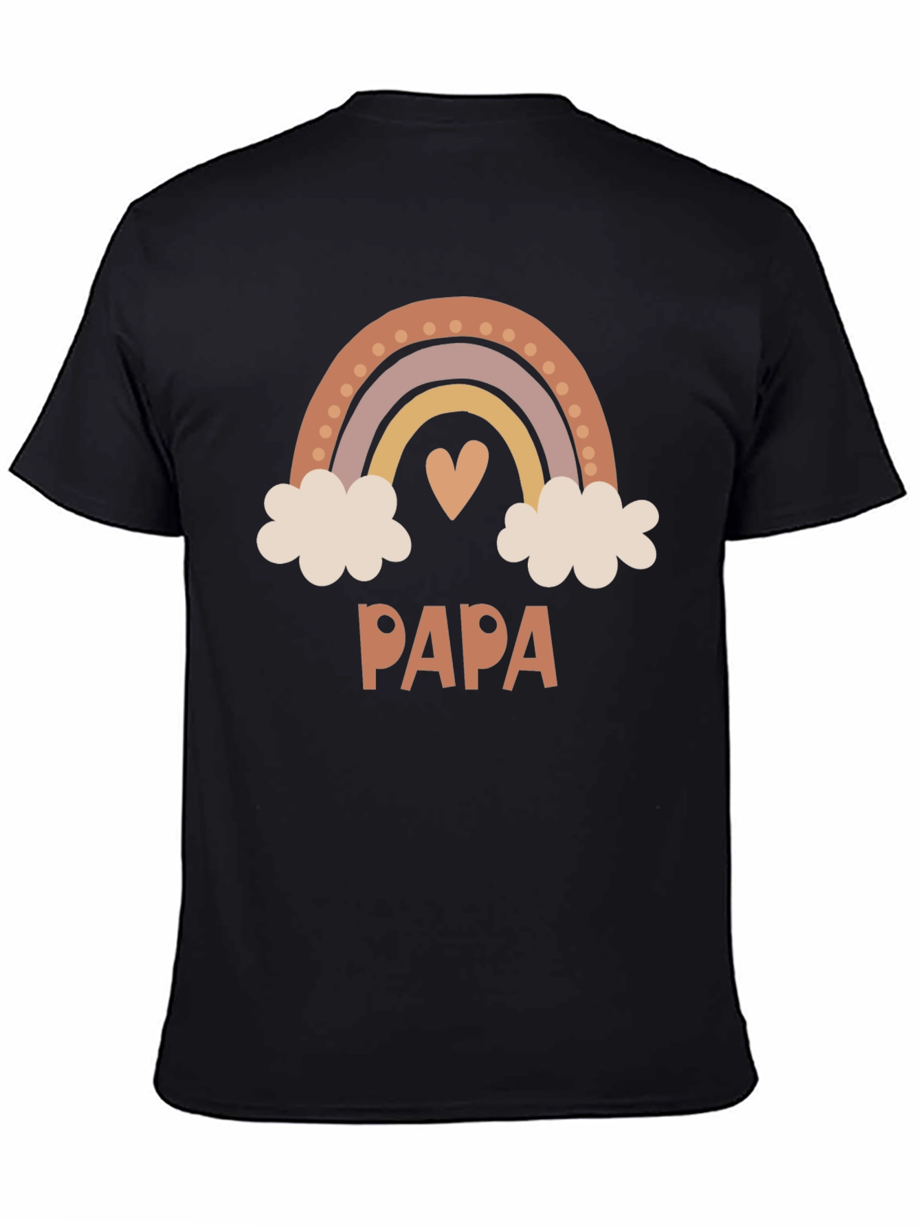 Papa Rainbow Graphic T-Shirt