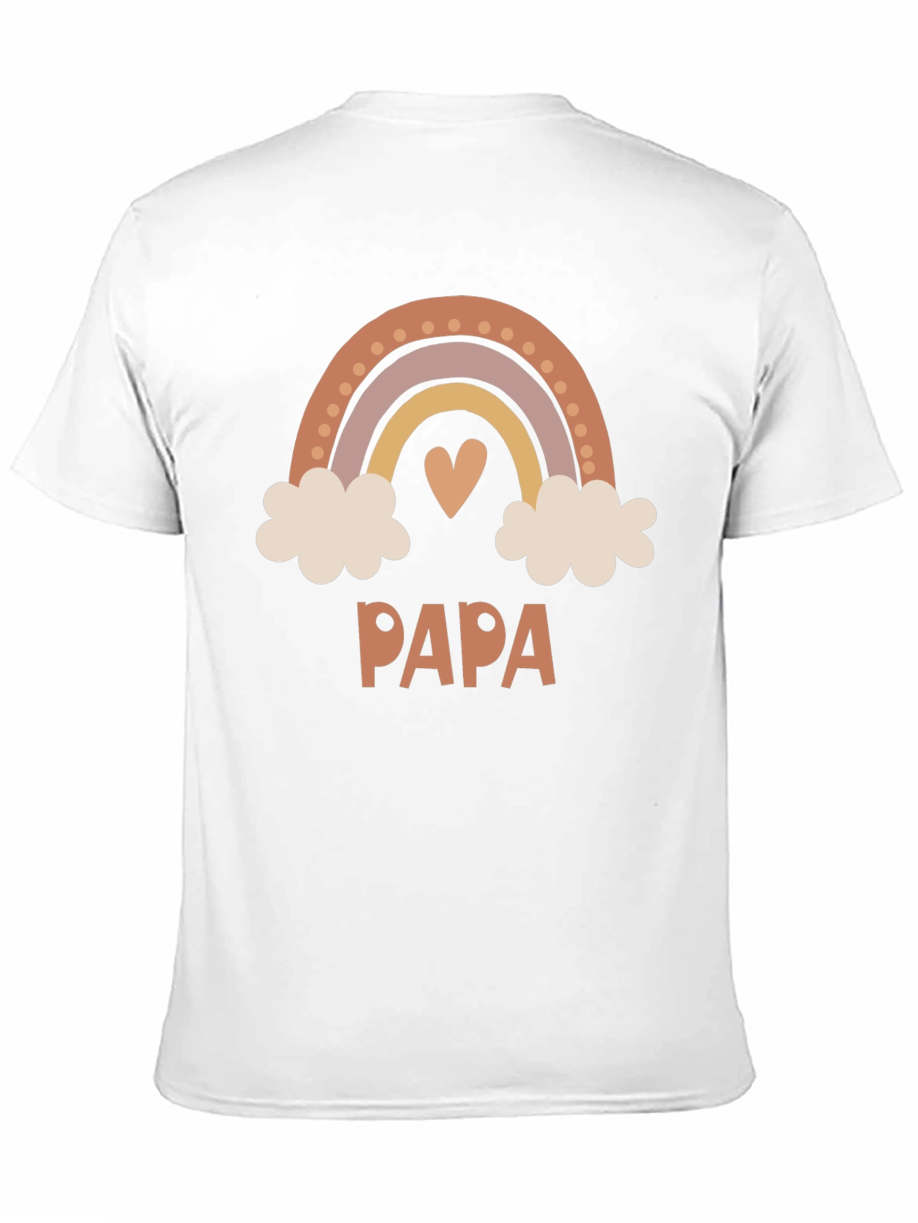 Papa Rainbow Graphic T-Shirt