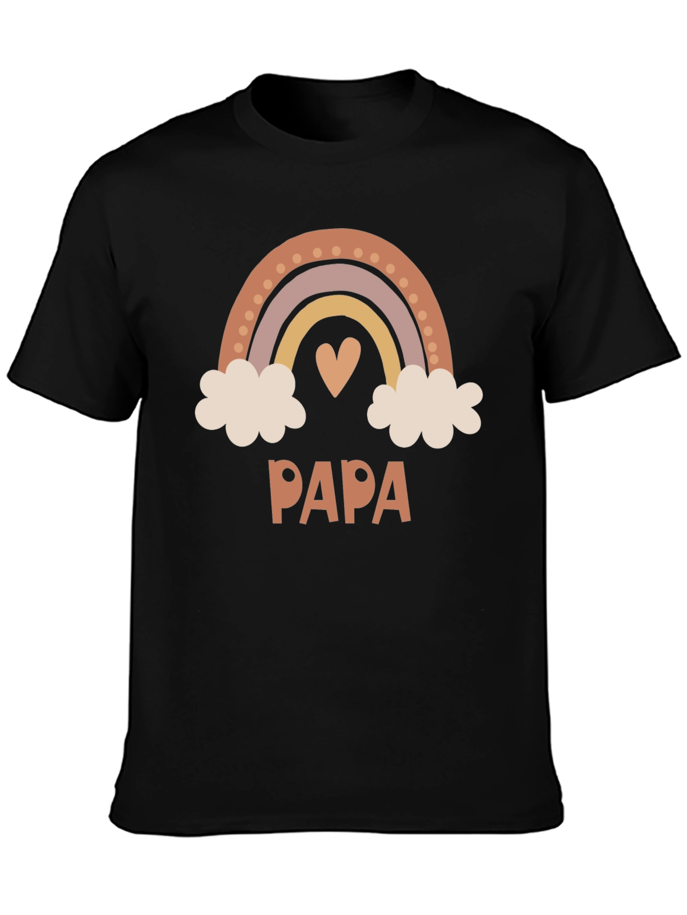 Papa Rainbow Graphic T-Shirt