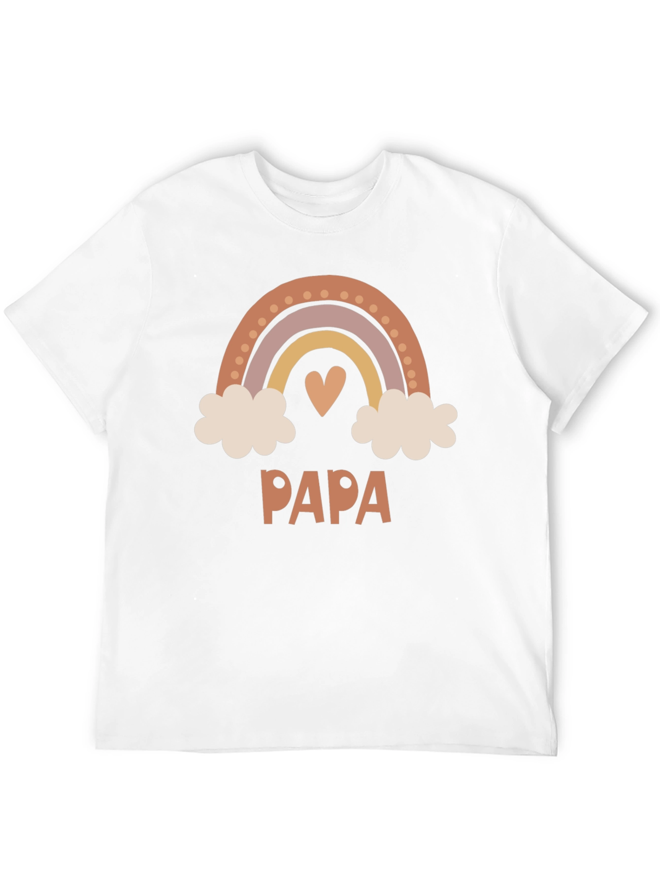 Papa Rainbow Graphic T-Shirt