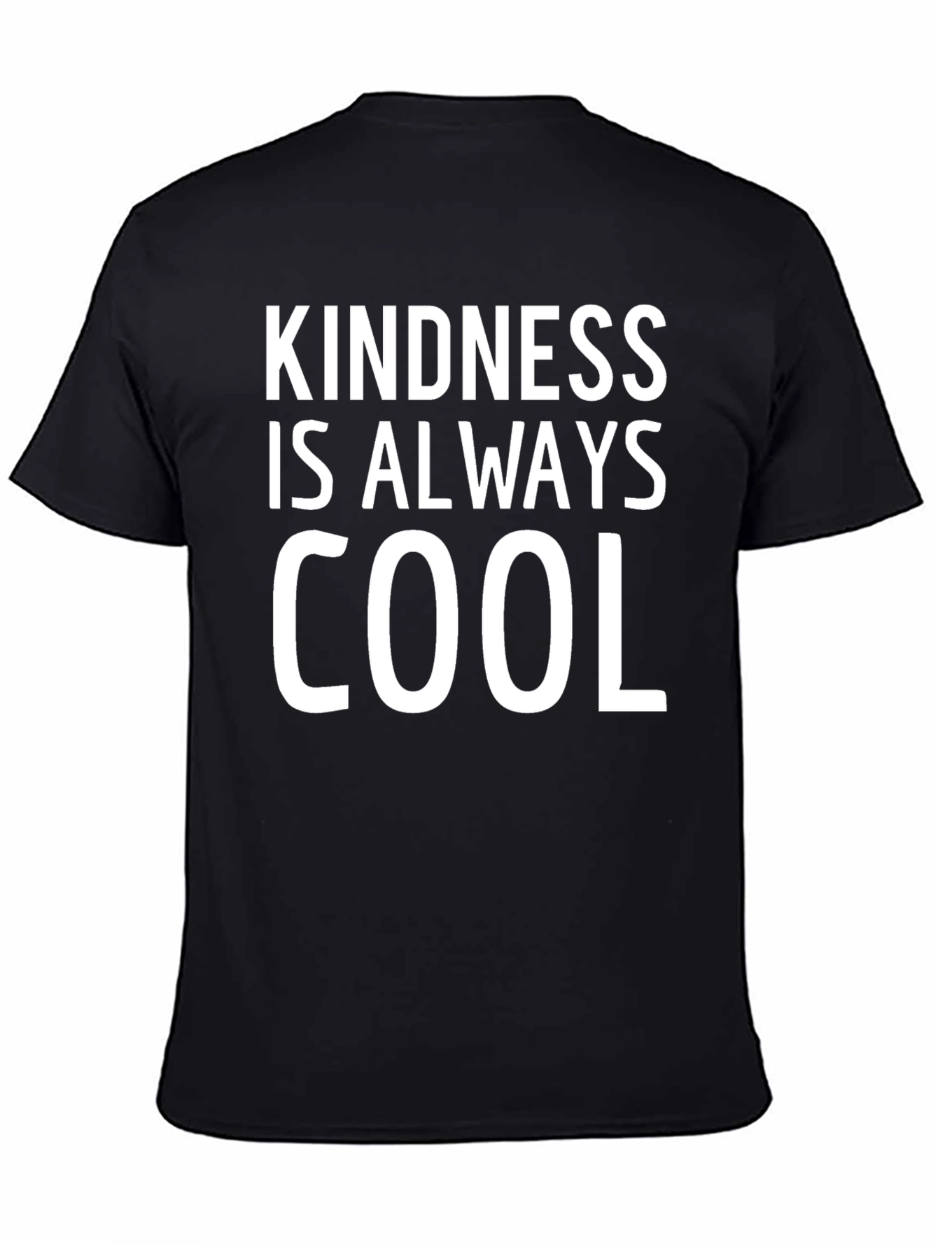 Kindness Is Always Cool Graphic Tee - Black