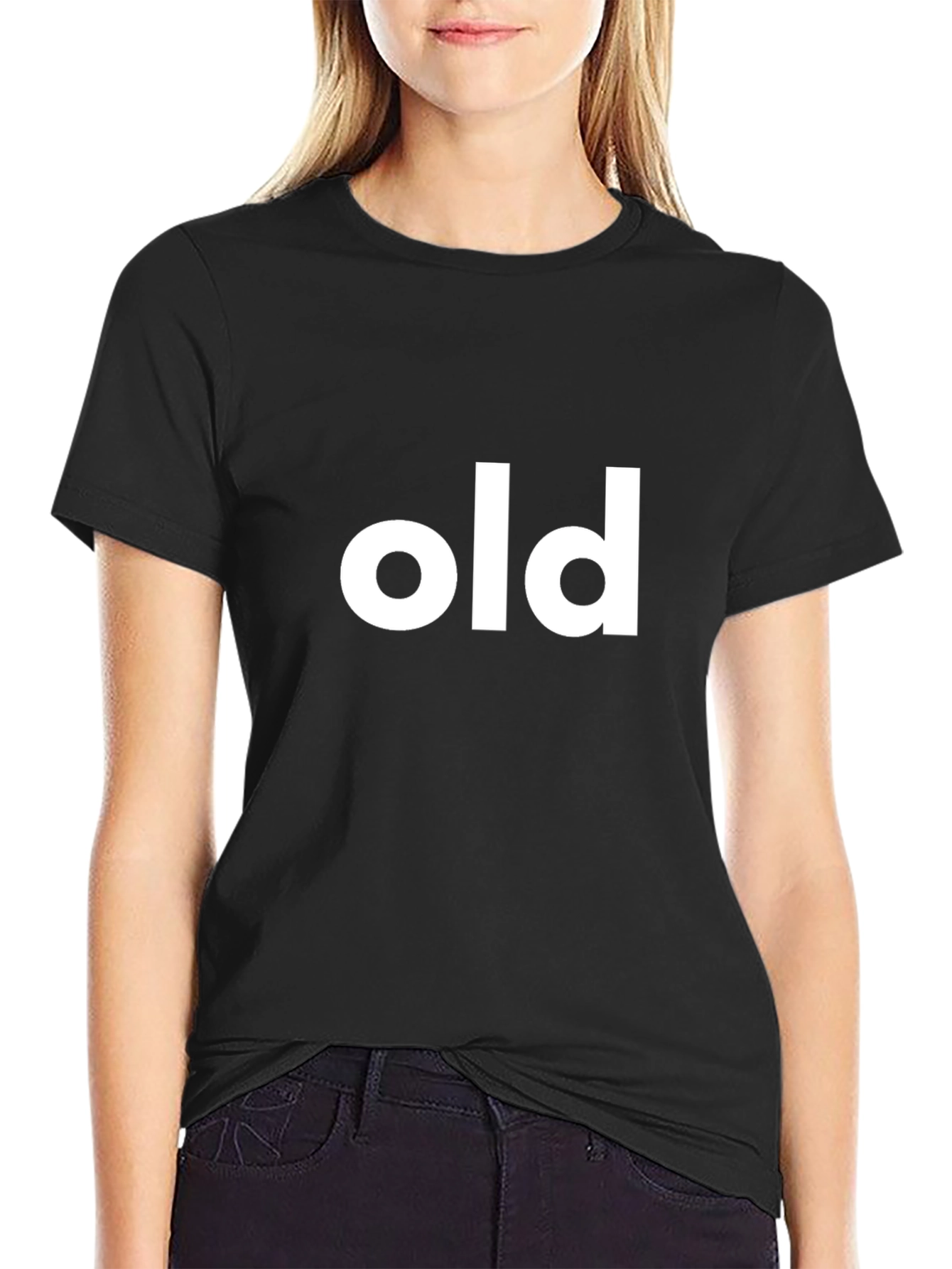 Funny Old Graphic Black T-Shirt