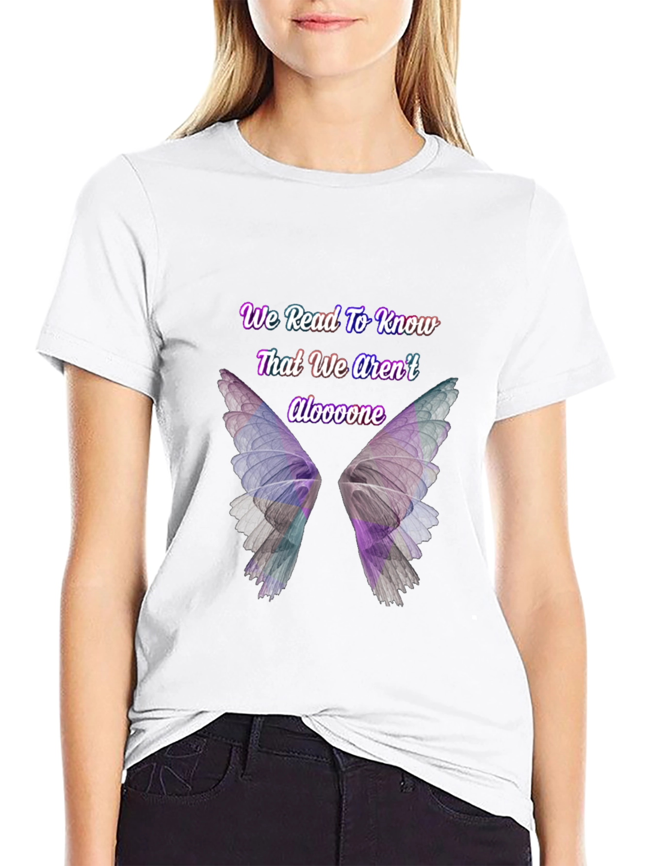 Butterfly Wings T-Shirt - We Read To Know