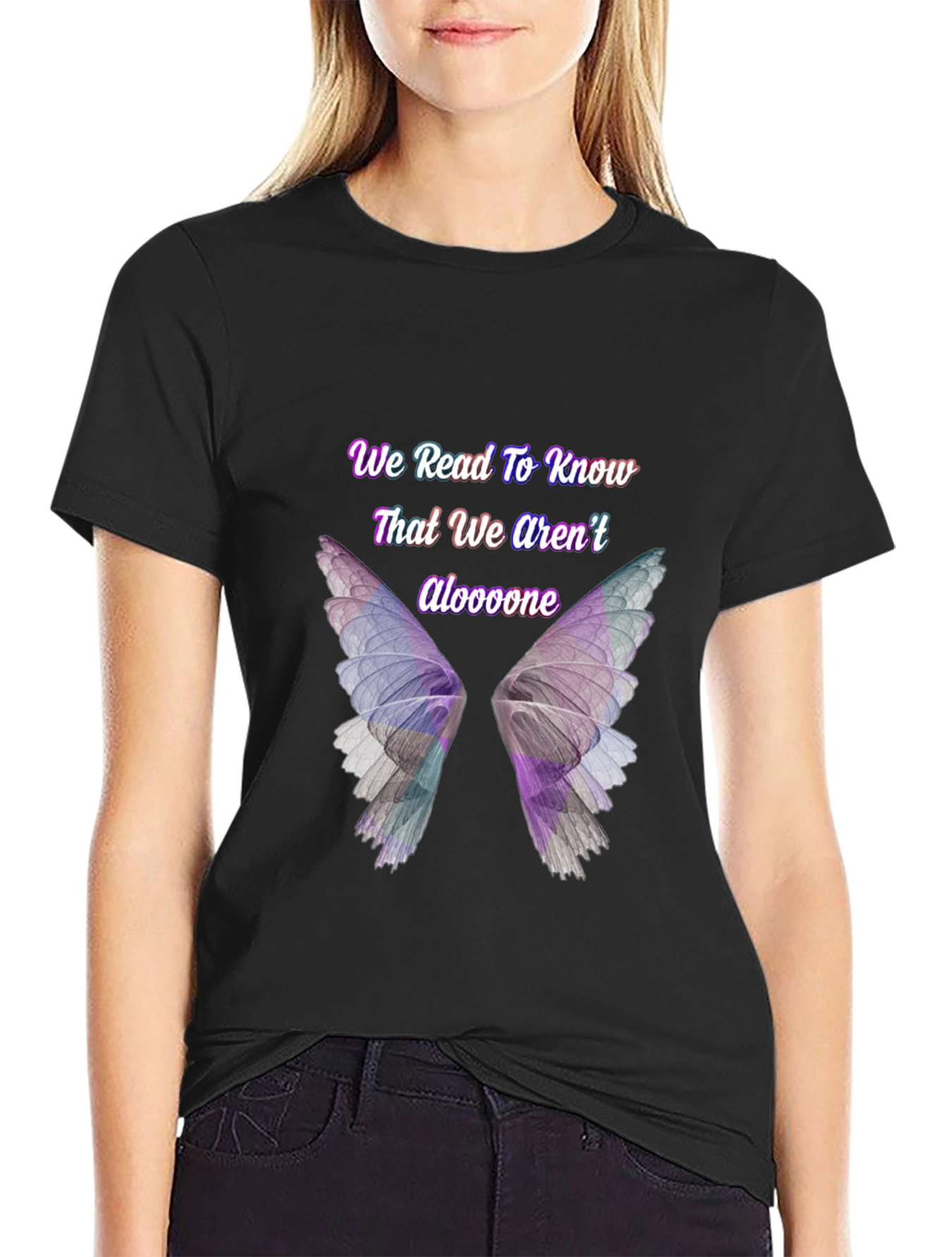 Butterfly Wings T-Shirt - We Read To Know