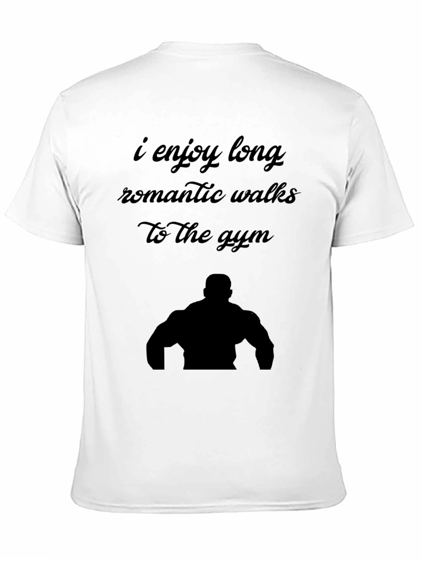 Funny Gym Lover T-Shirt: Romantic Walks to the Gym