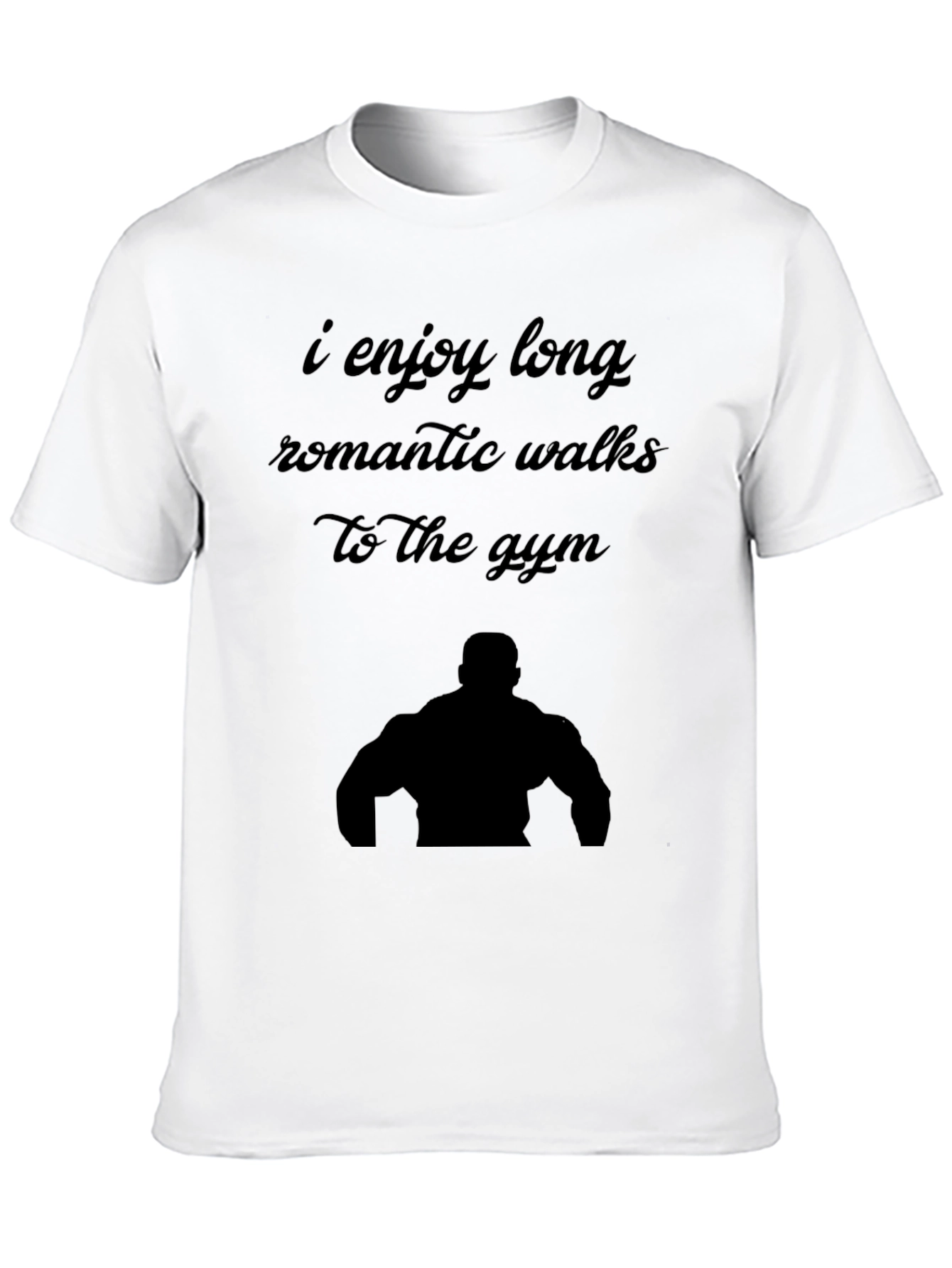 Funny Gym Lover T-Shirt: Romantic Walks to the Gym