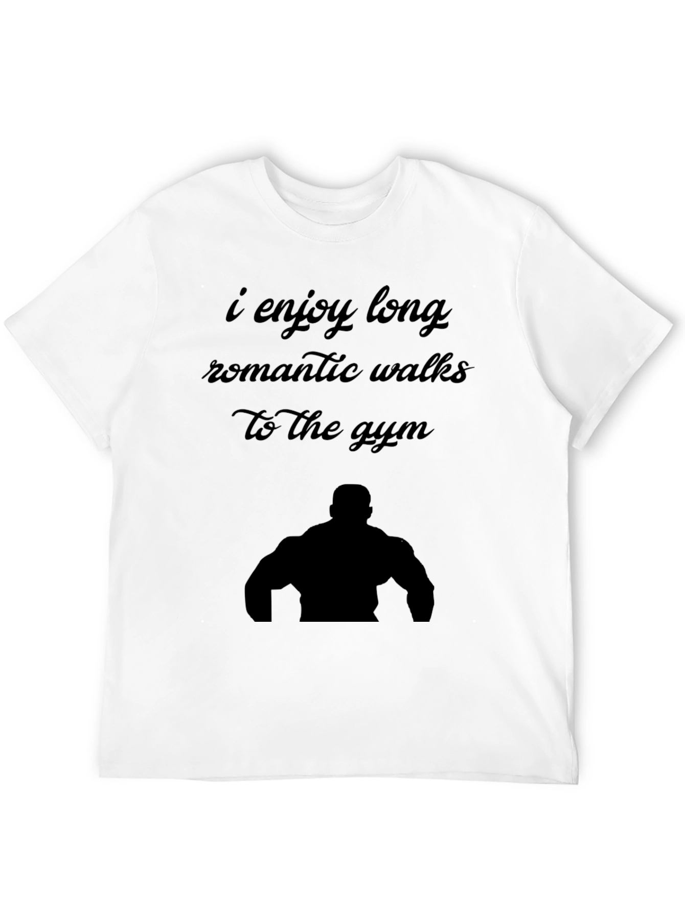 Funny Gym Lover T-Shirt: Romantic Walks to the Gym
