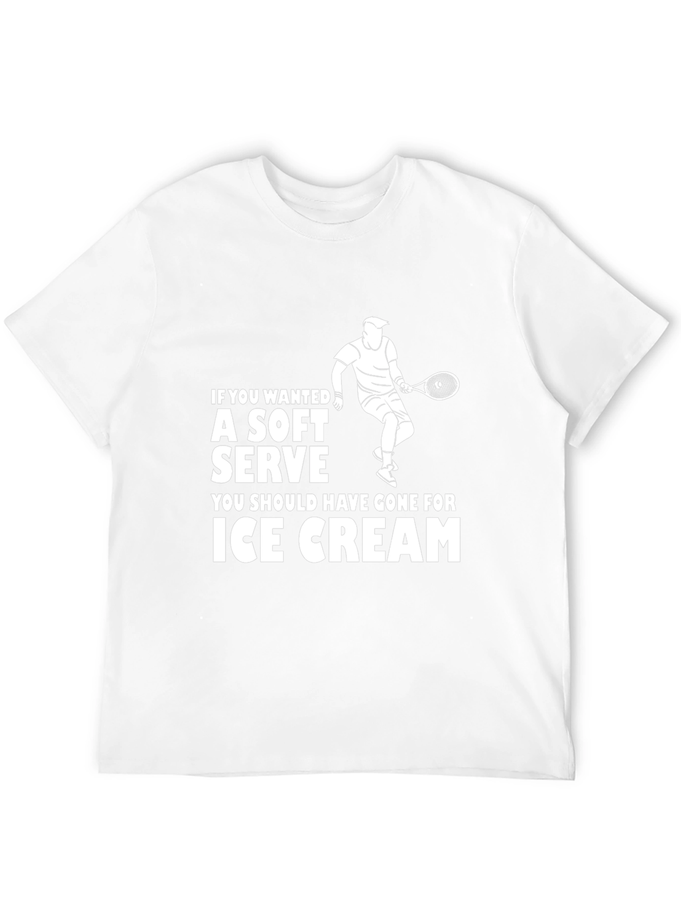 Soft Serve Tennis T-Shirt - Funny Player Gift