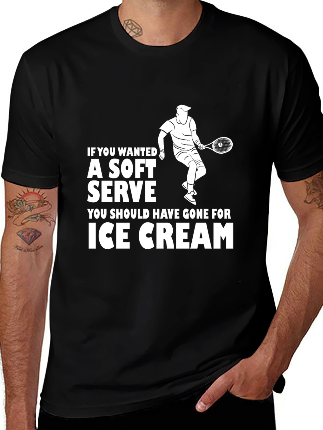 Soft Serve Tennis T-Shirt - Funny Player Gift
