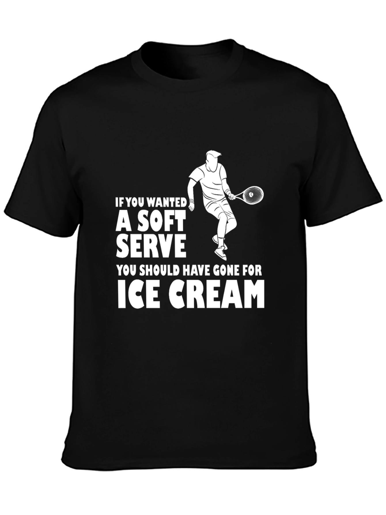 Soft Serve Tennis T-Shirt - Funny Player Gift