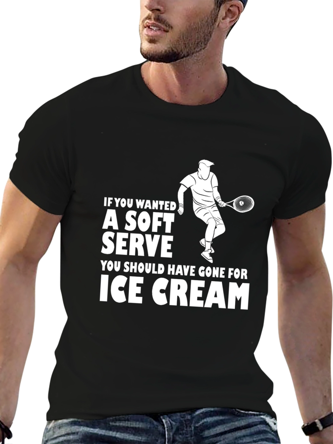 Soft Serve Tennis T-Shirt - Funny Player Gift