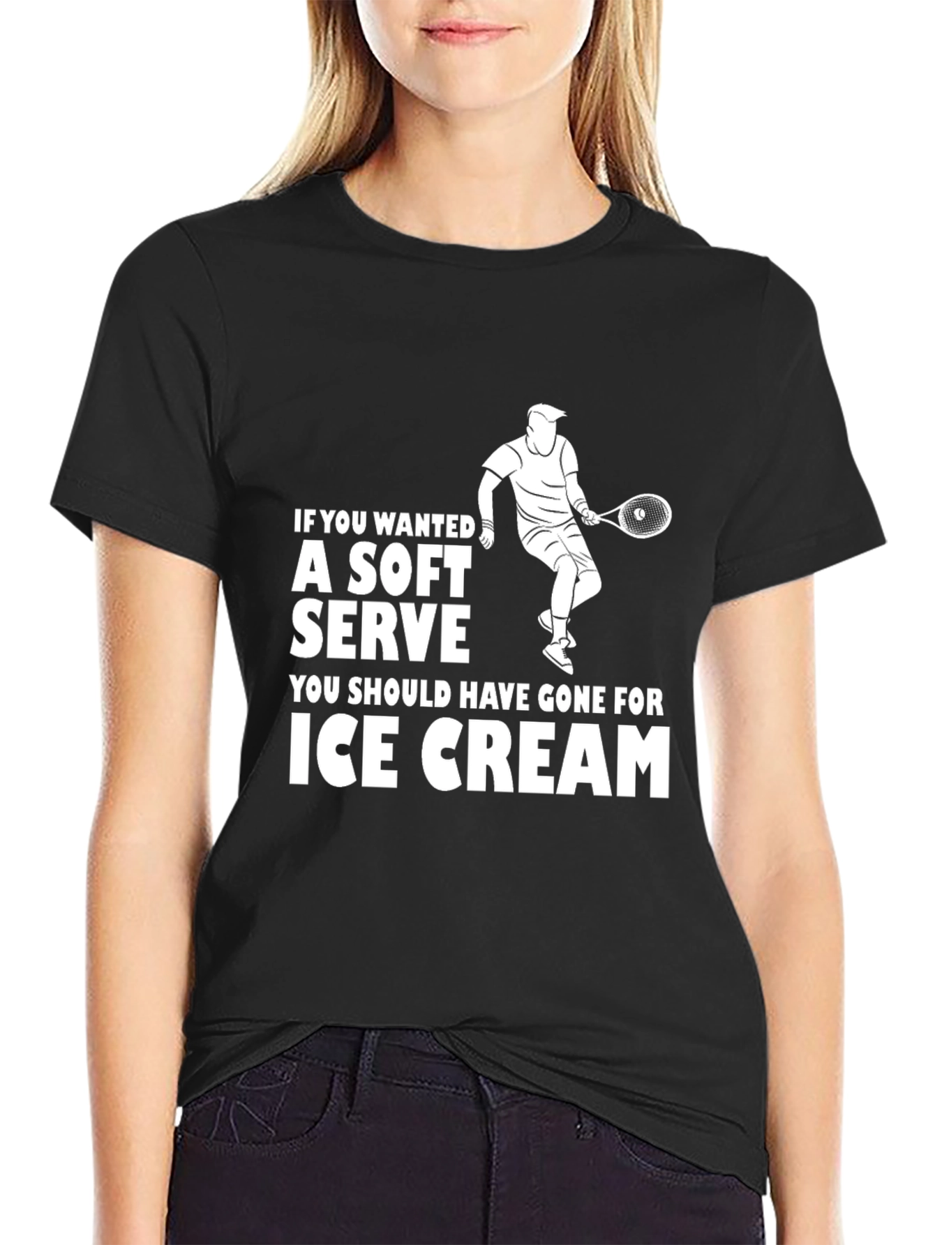 Soft Serve Tennis T-Shirt - Funny Player Gift