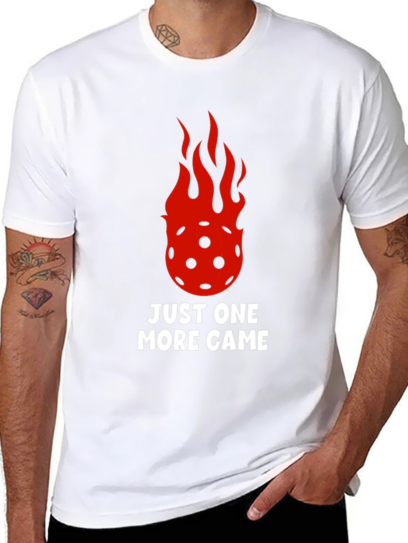 Just One More Game Black T-Shirt