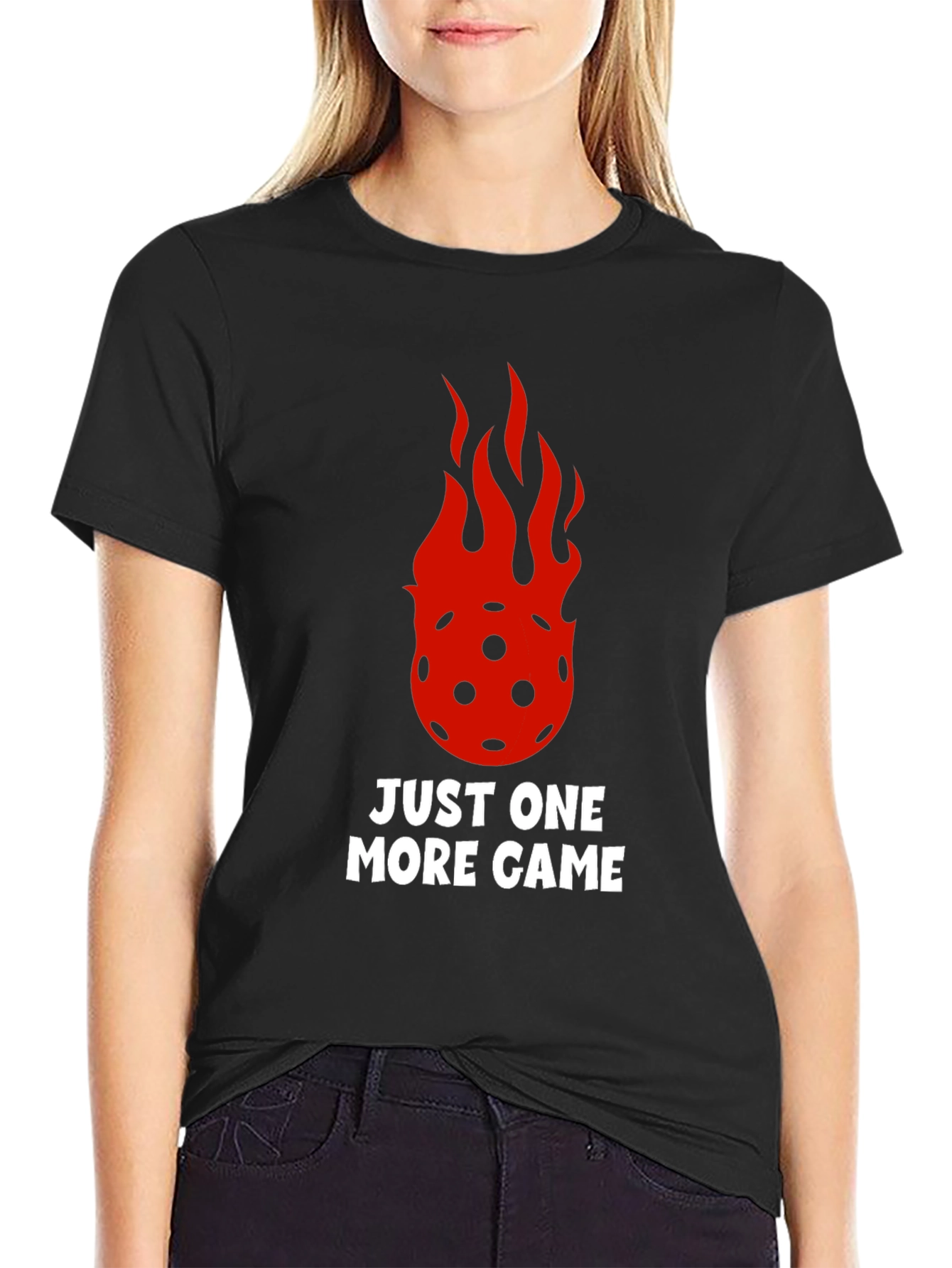 Just One More Game Black T-Shirt