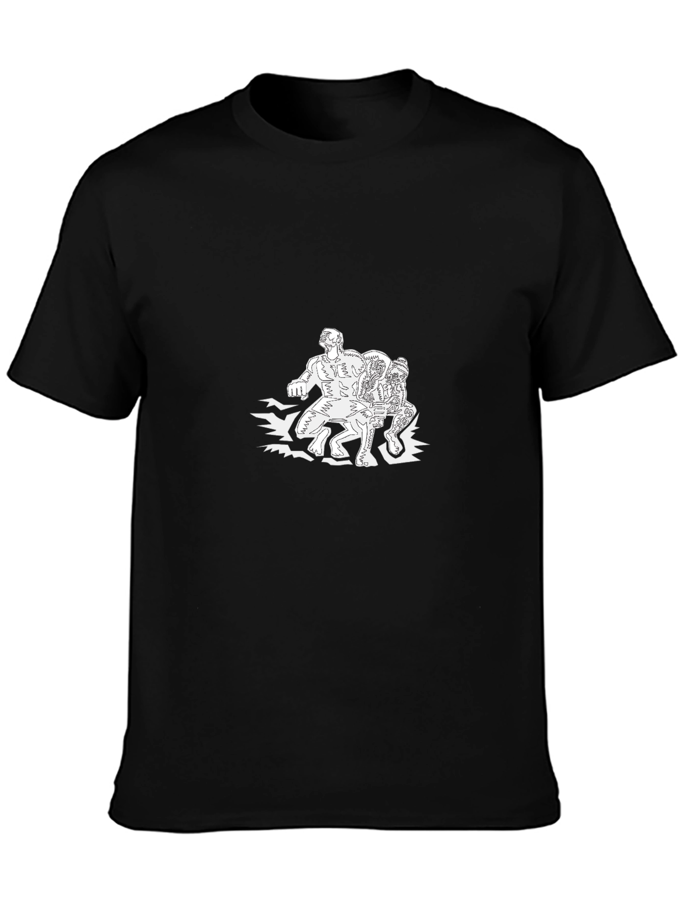 Graphic Tee: Cartoon Figures