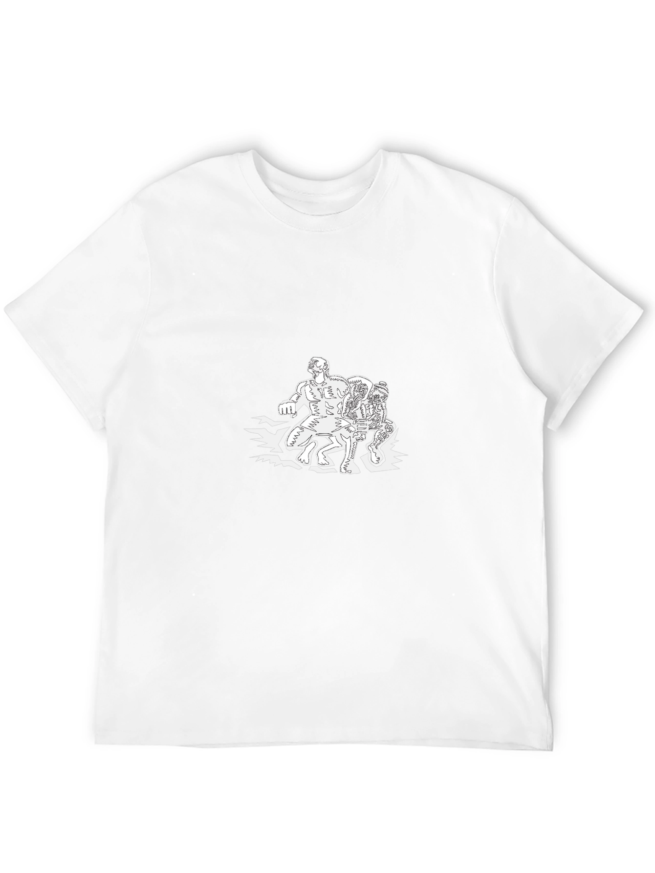 Graphic Tee: Cartoon Figures