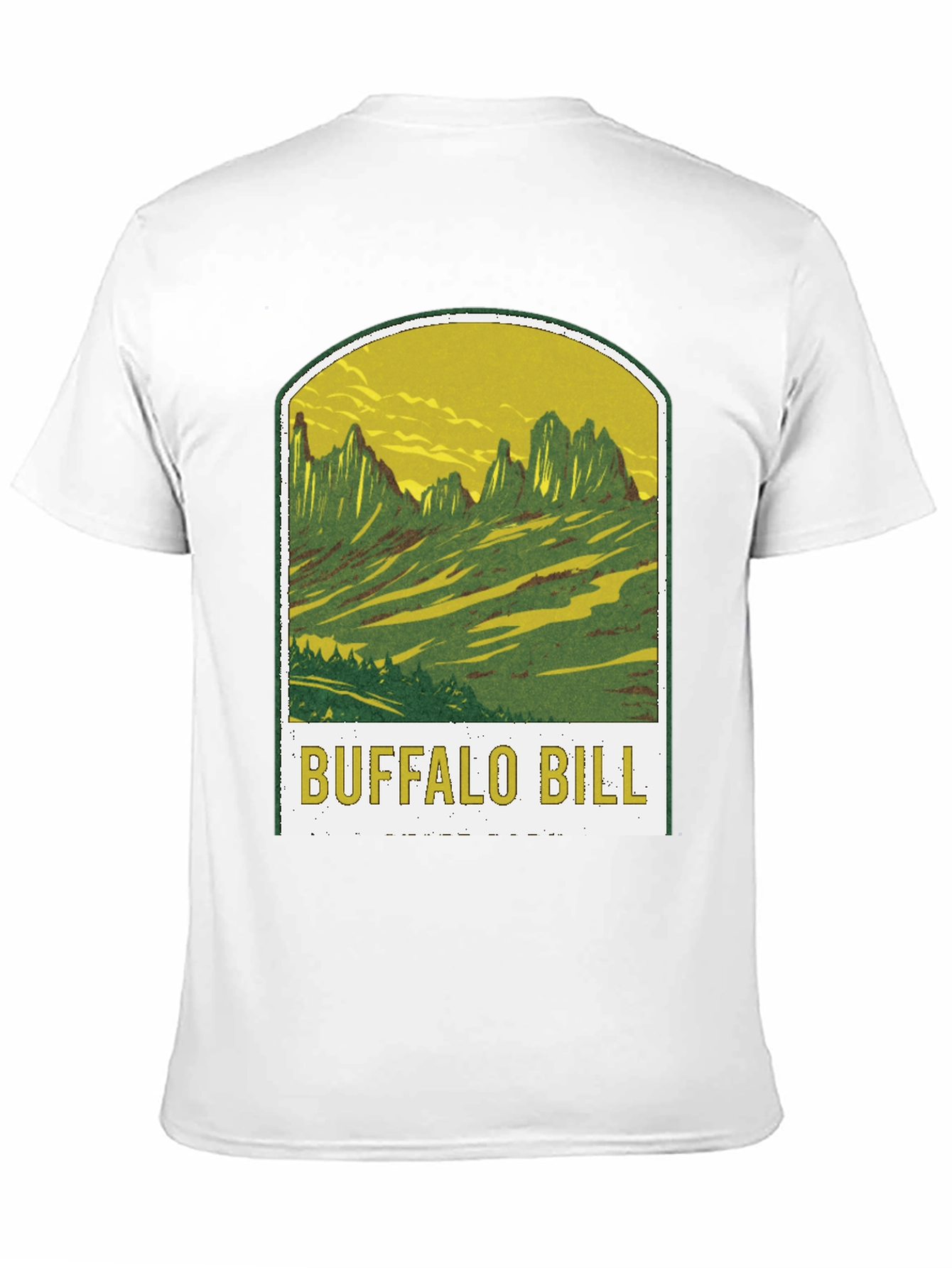 Buffalo Bill Graphic Tee - Black Cotton T-Shirt