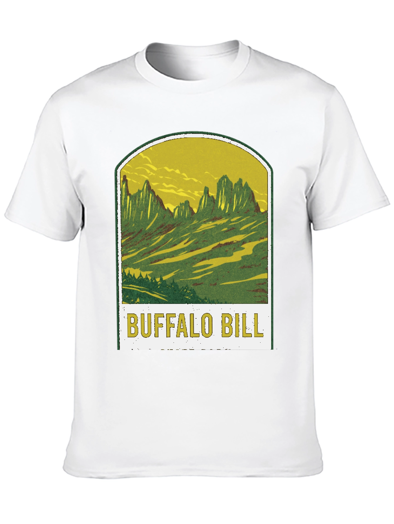 Buffalo Bill Graphic Tee - Black Cotton T-Shirt