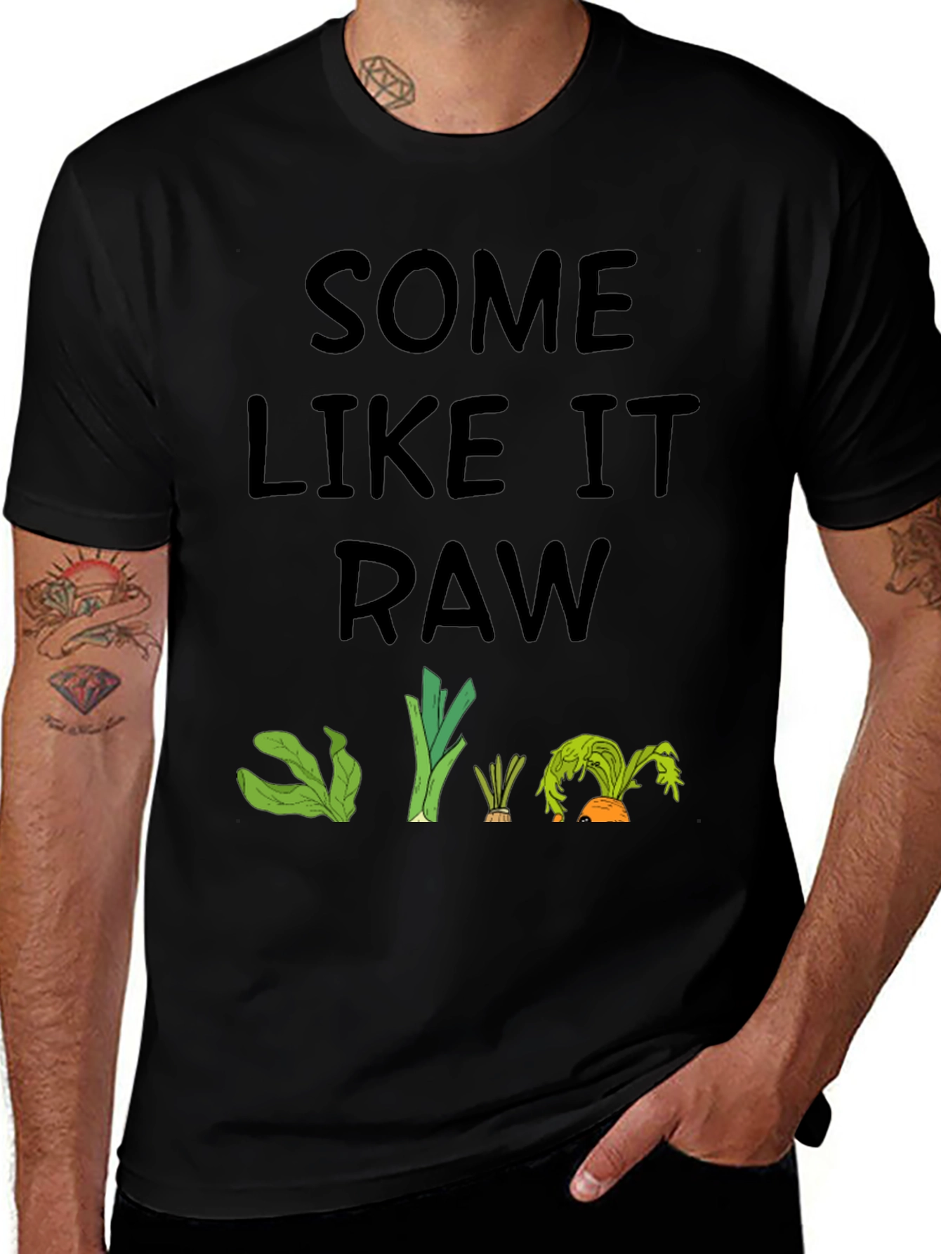 Some Like It Raw Graphic T-Shirt
