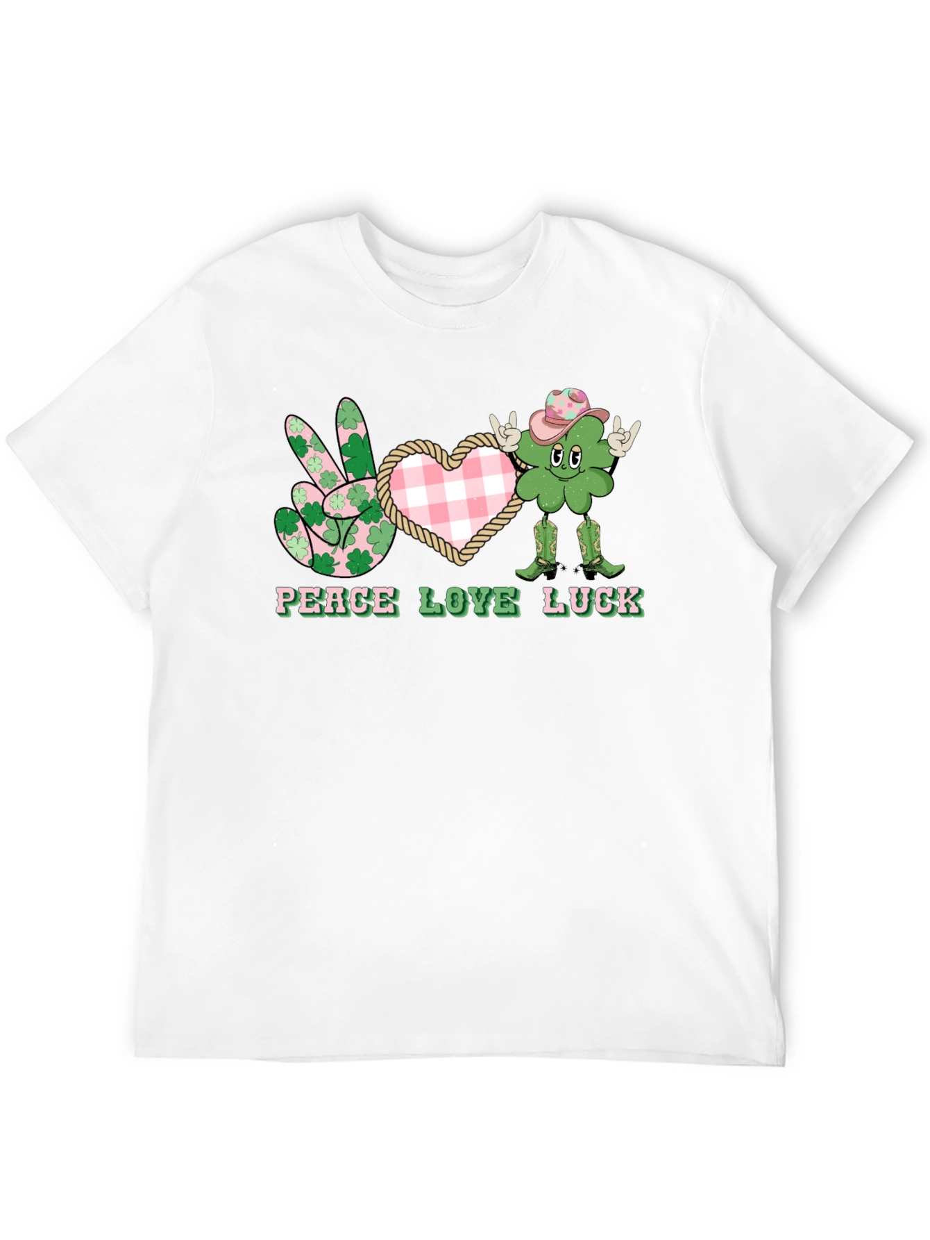 Peace Love Luck St. Patricks Day T-Shirt