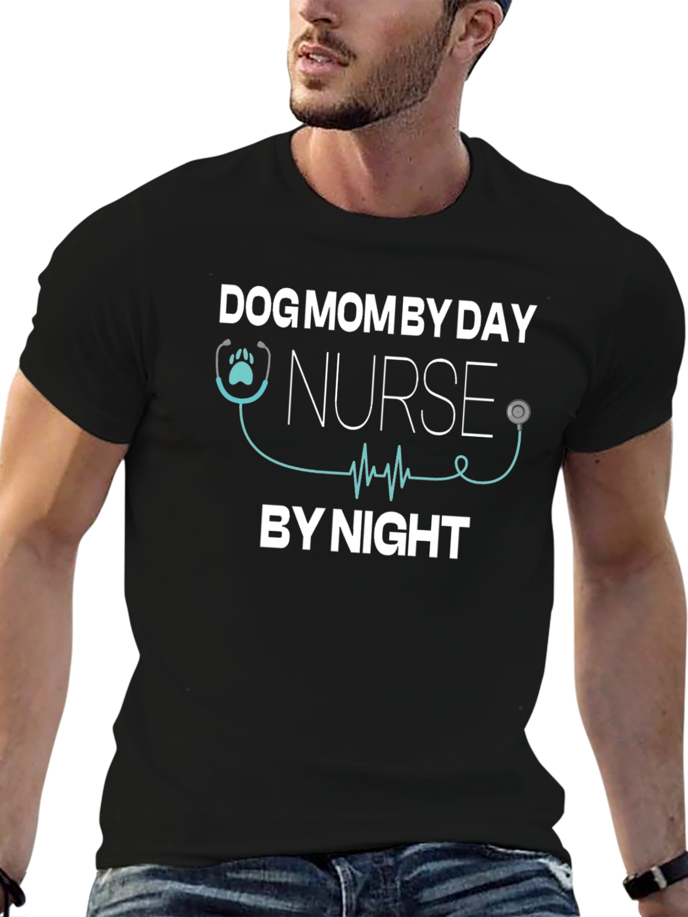 Dog Mom By Day Nurse By Night T-Shirt
