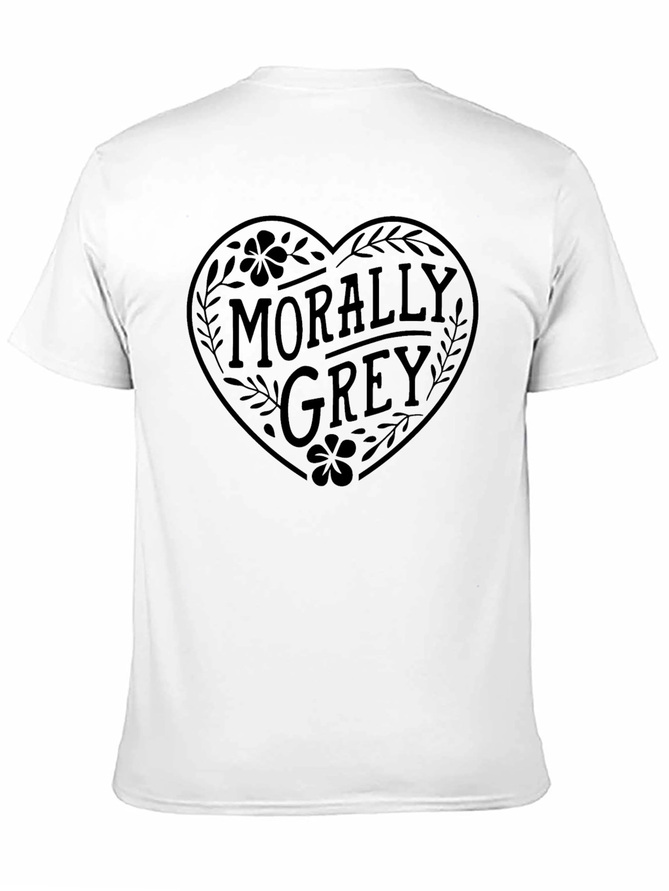 Morally Grey Graphic Tee - Unisex Cotton T-Shirt