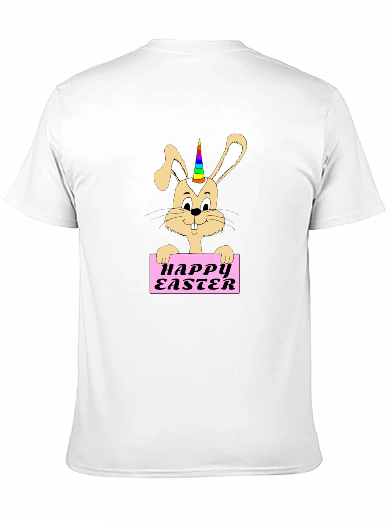 Happy Easter Unicorn Bunny Graphic T-Shirt