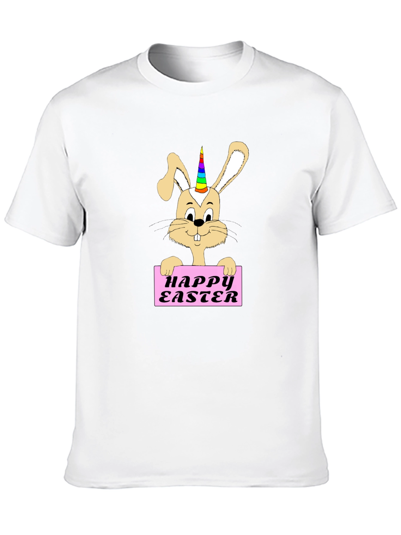 Happy Easter Unicorn Bunny Graphic T-Shirt