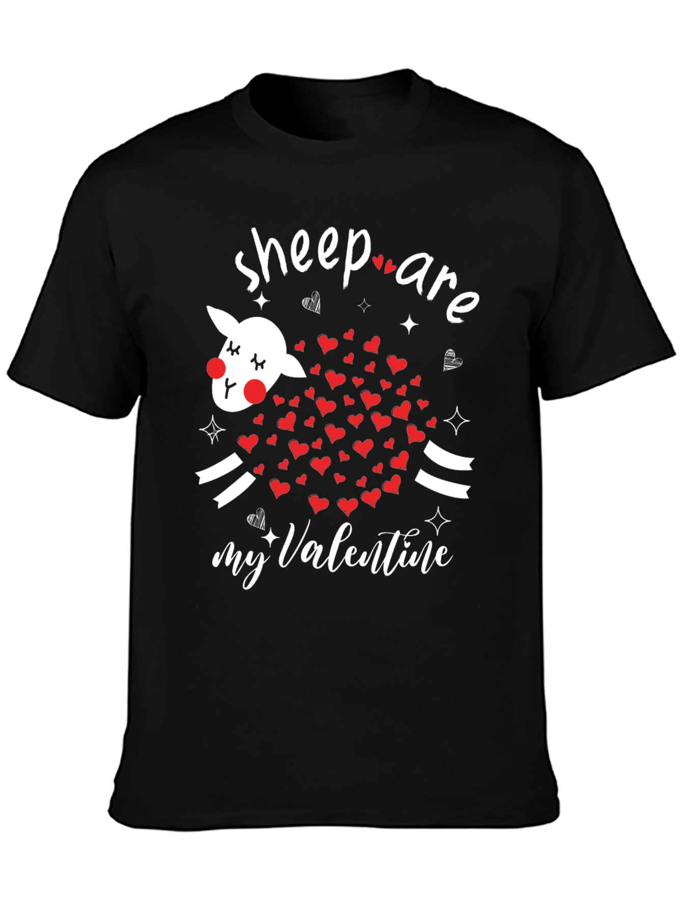 Sheep Are My Valentine Graphic Tee