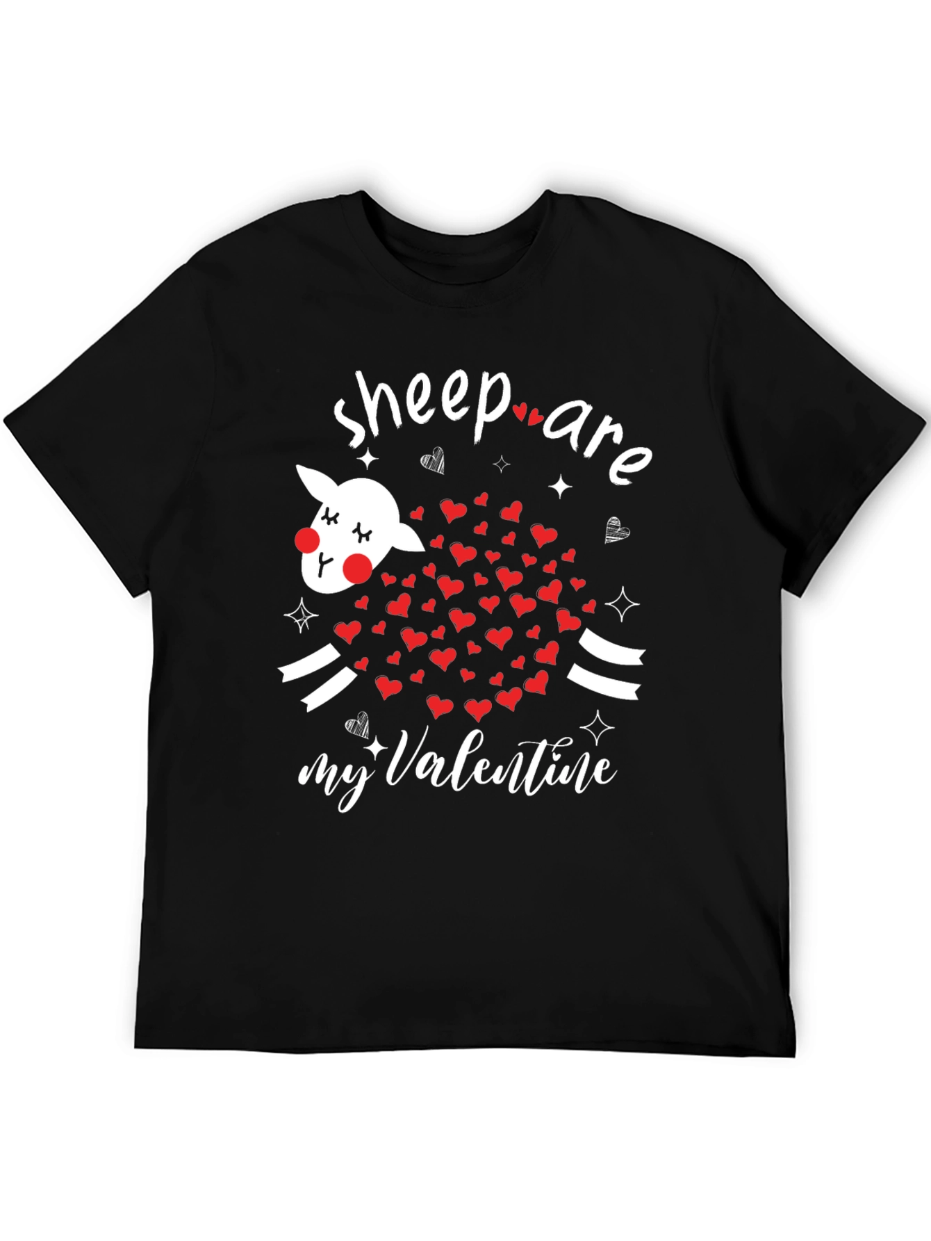 Sheep Are My Valentine Graphic Tee