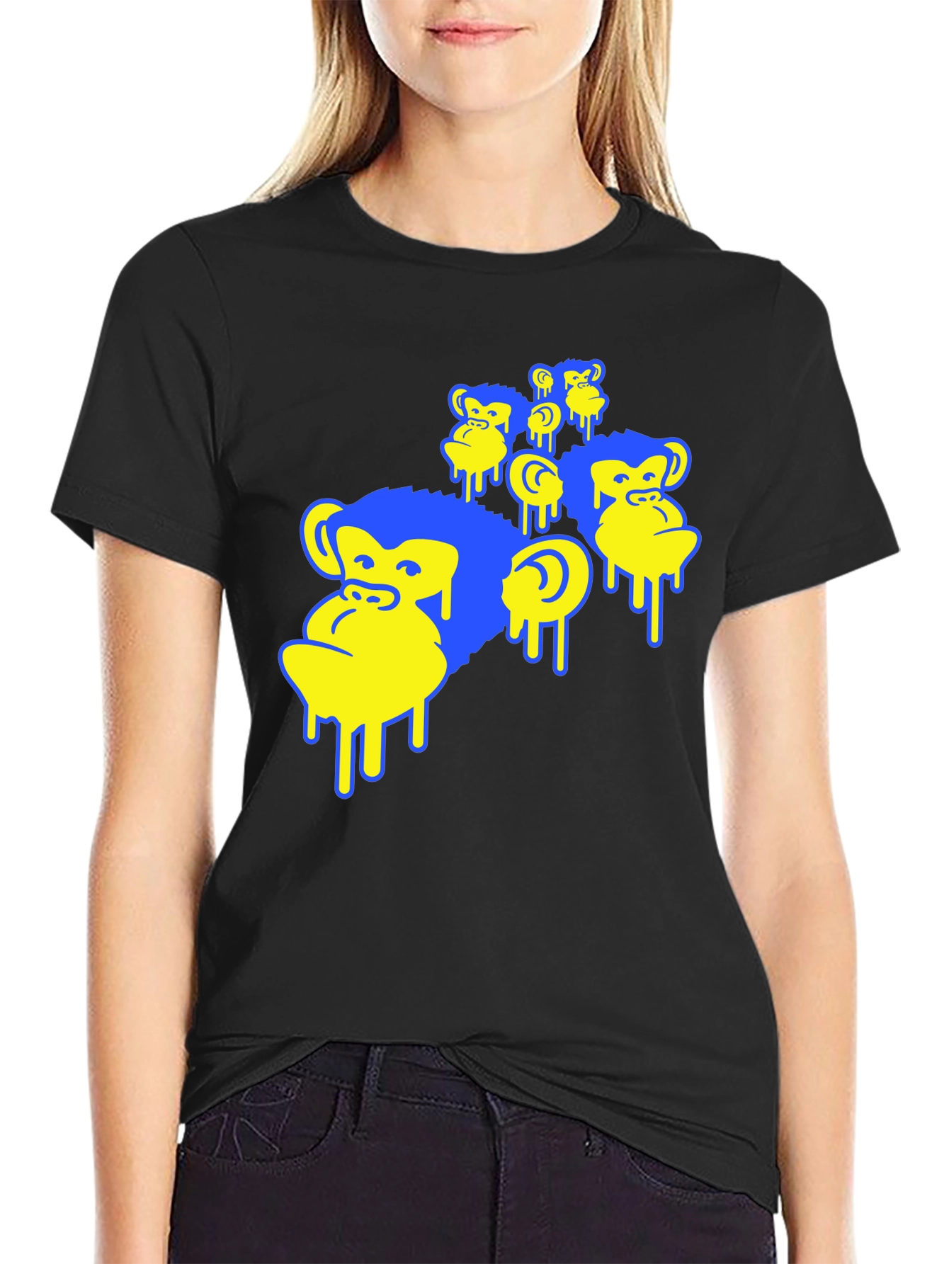 Monkey Drip Graphic Tee - Modern Streetwear