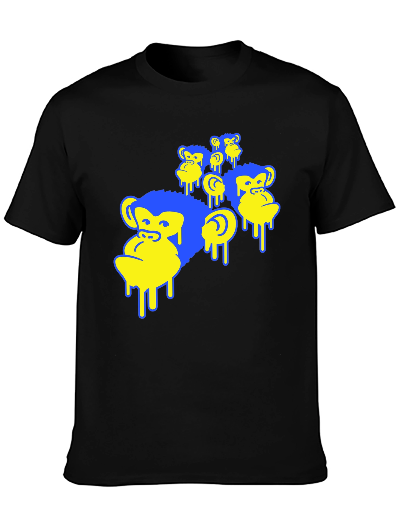 Monkey Drip Graphic Tee - Modern Streetwear
