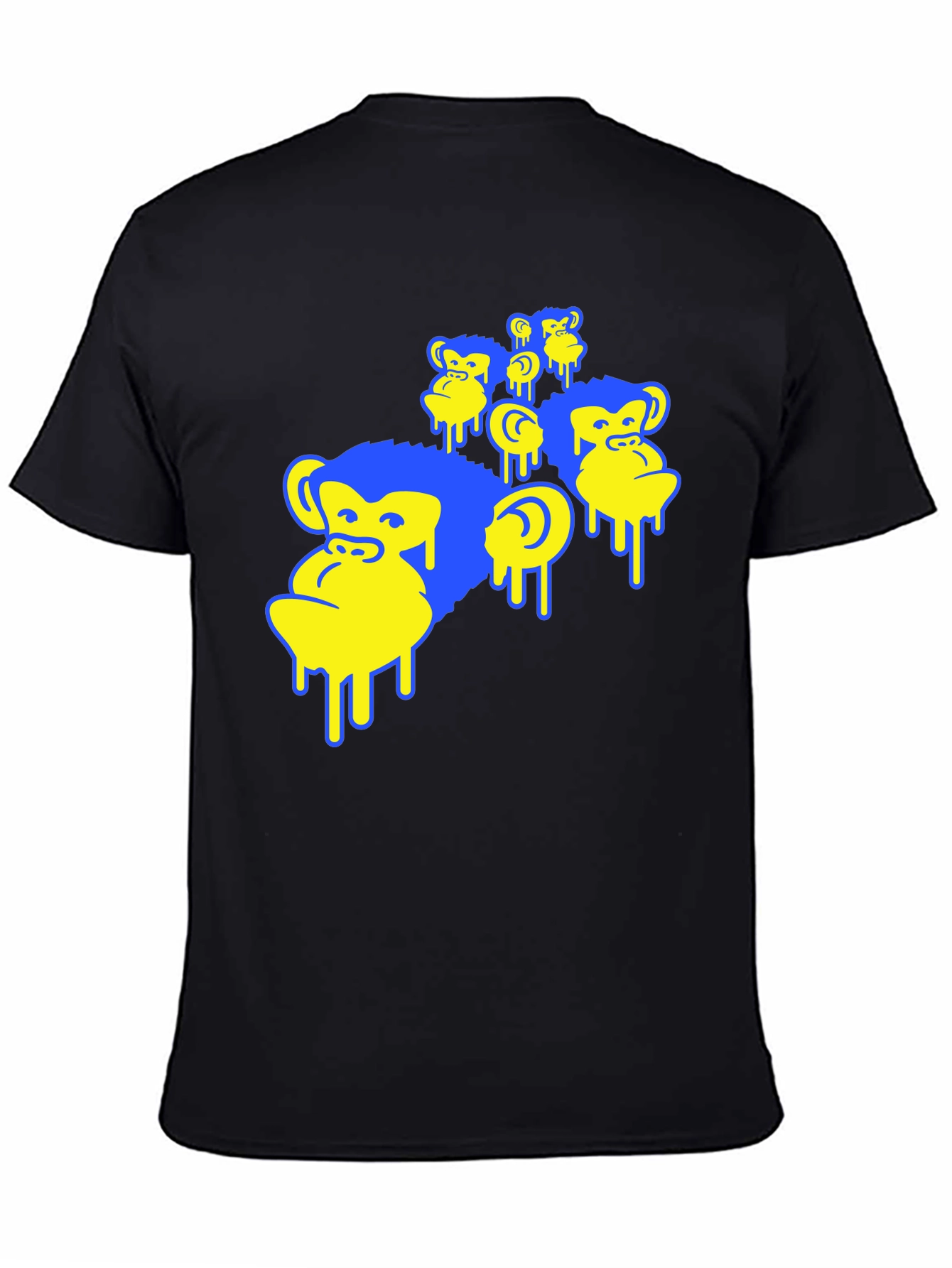 Monkey Drip Graphic Tee - Modern Streetwear
