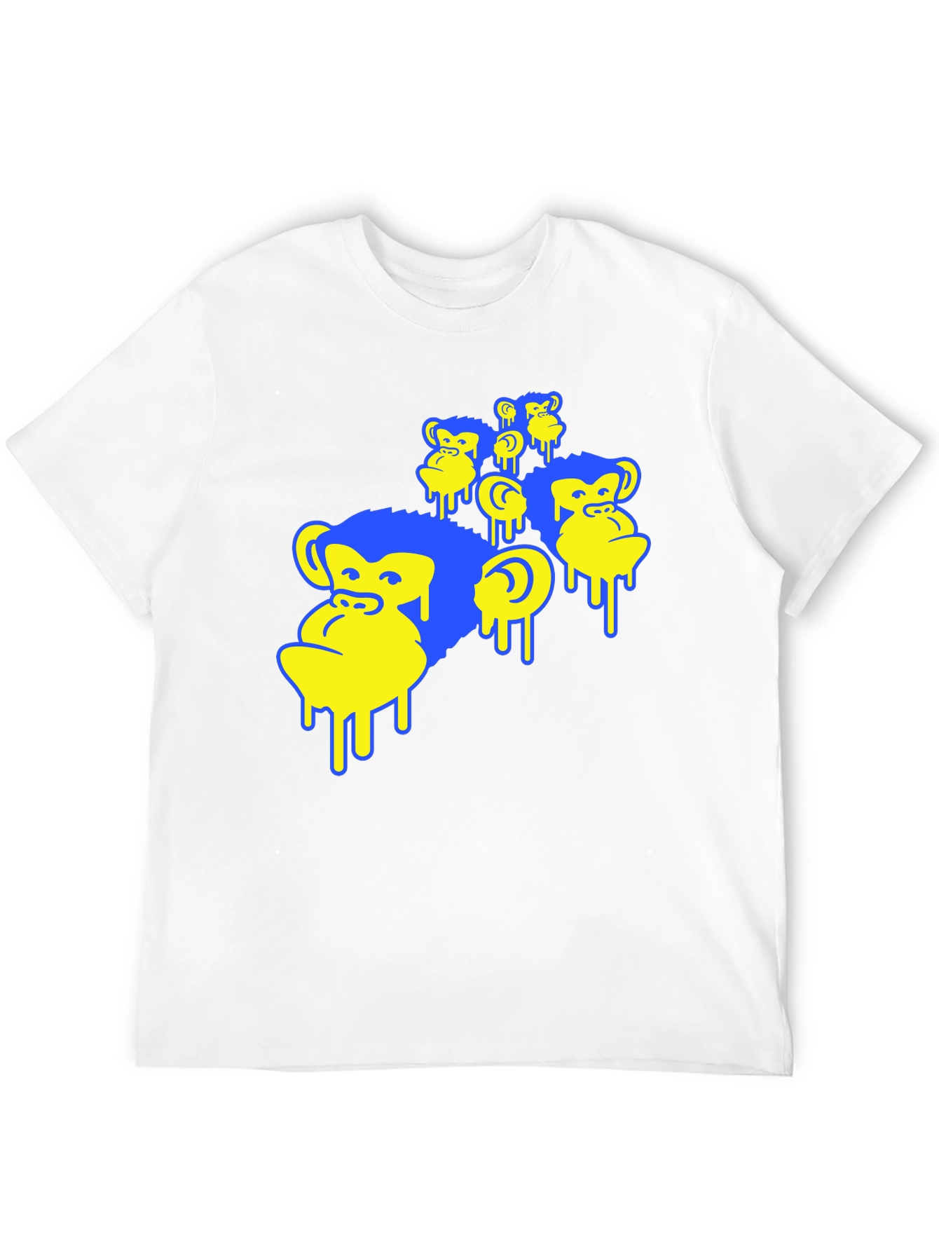 Monkey Drip Graphic Tee - Modern Streetwear
