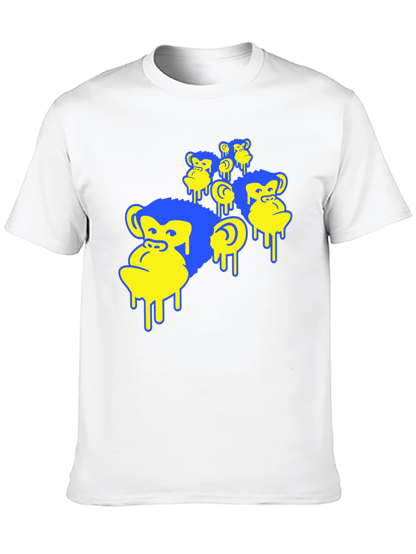 Monkey Drip Graphic Tee - Modern Streetwear