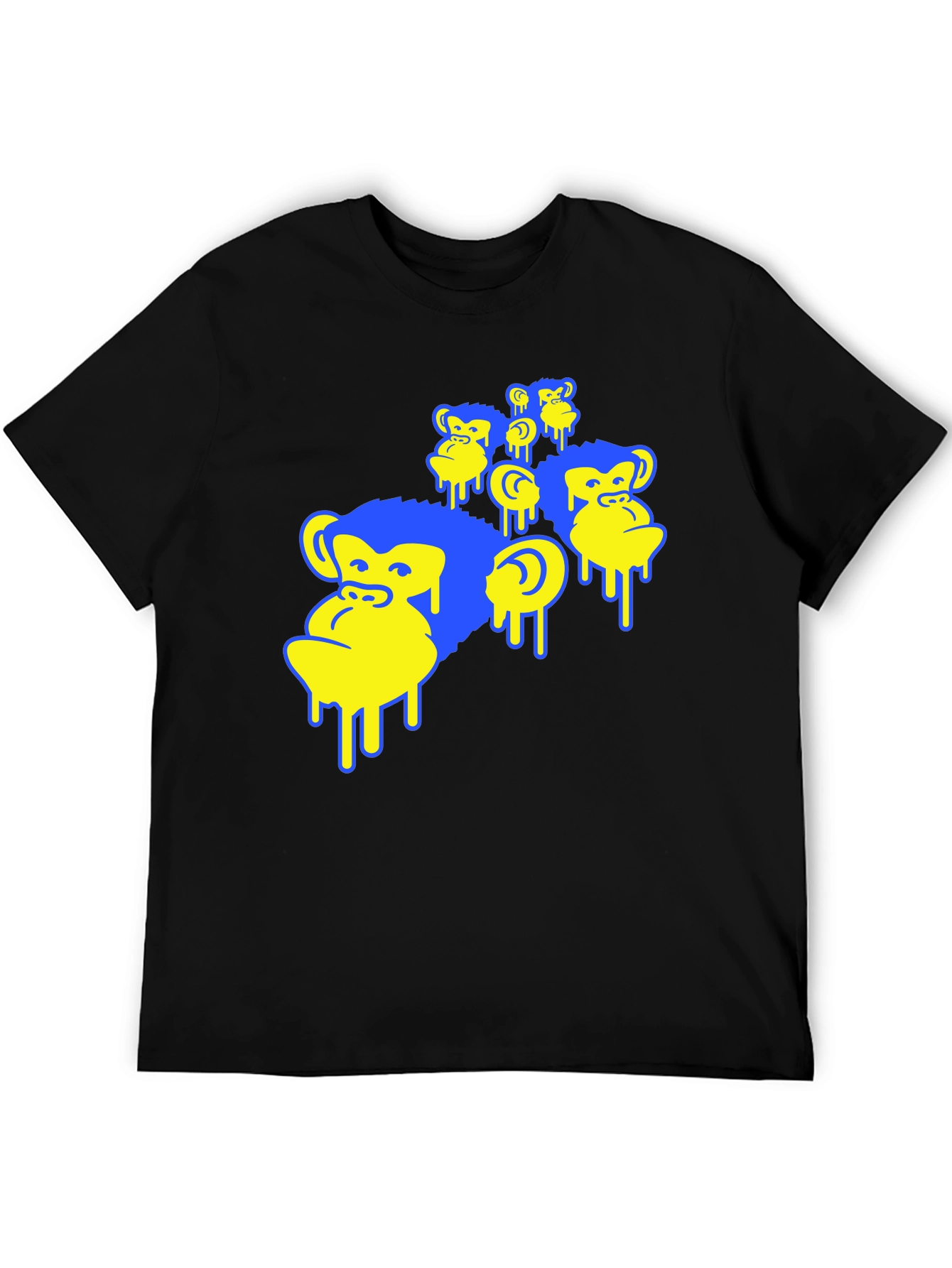 Monkey Drip Graphic Tee - Modern Streetwear